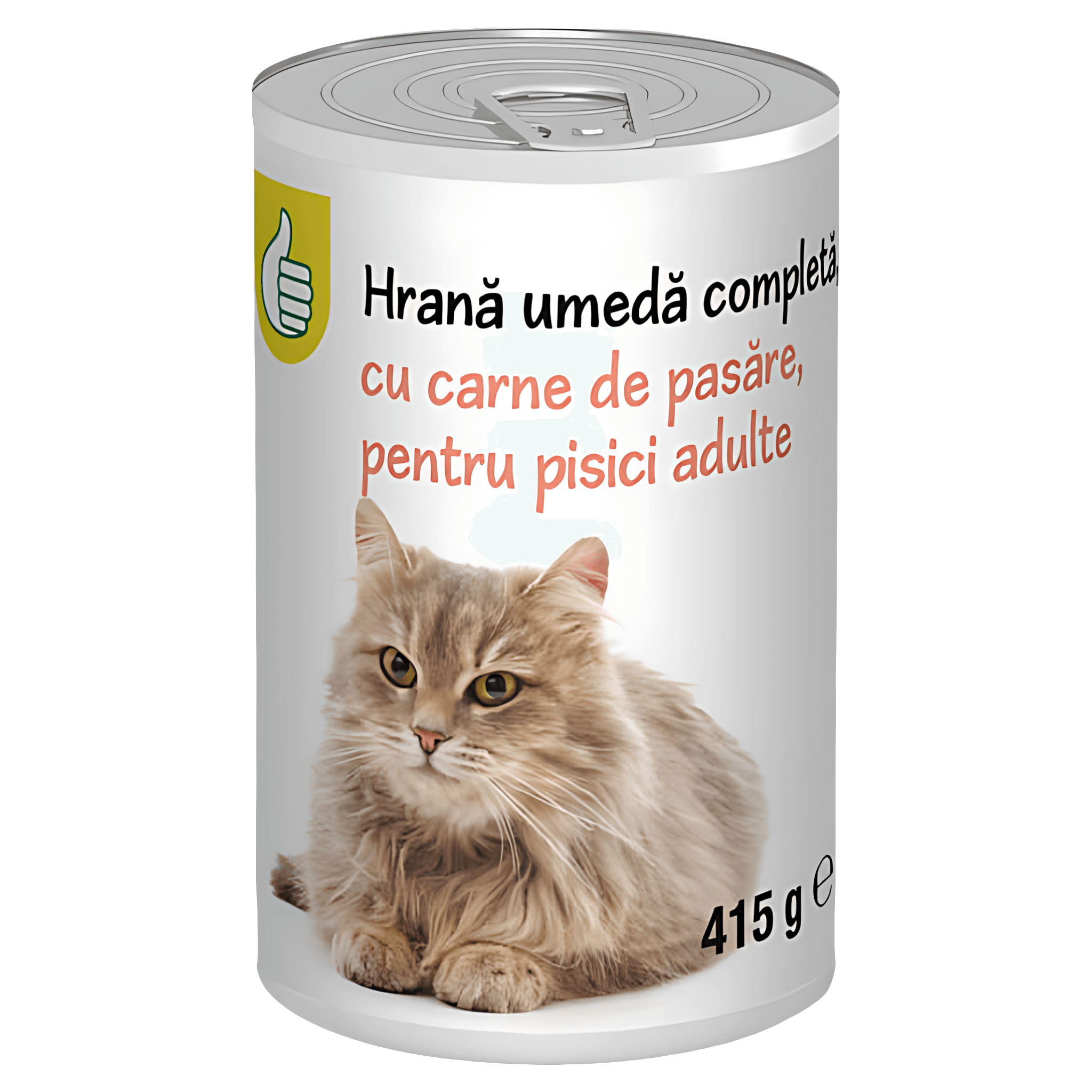 Hrana umeda la conserva pentru pisici adulte Pouce, carne de pasare, 415 g