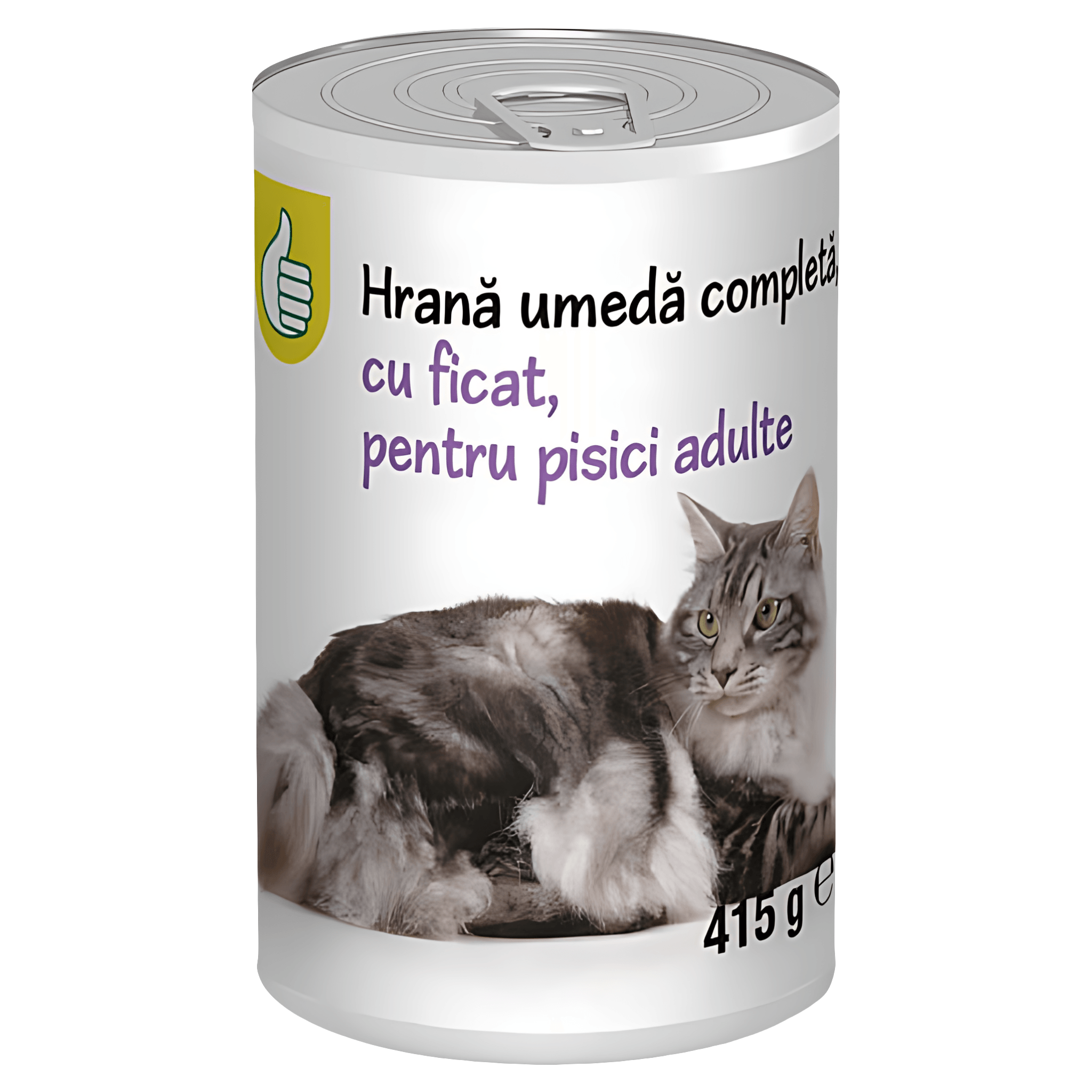 Hrana umeda la conserva pentru pisici adulte Pouce, ficat, 415 g