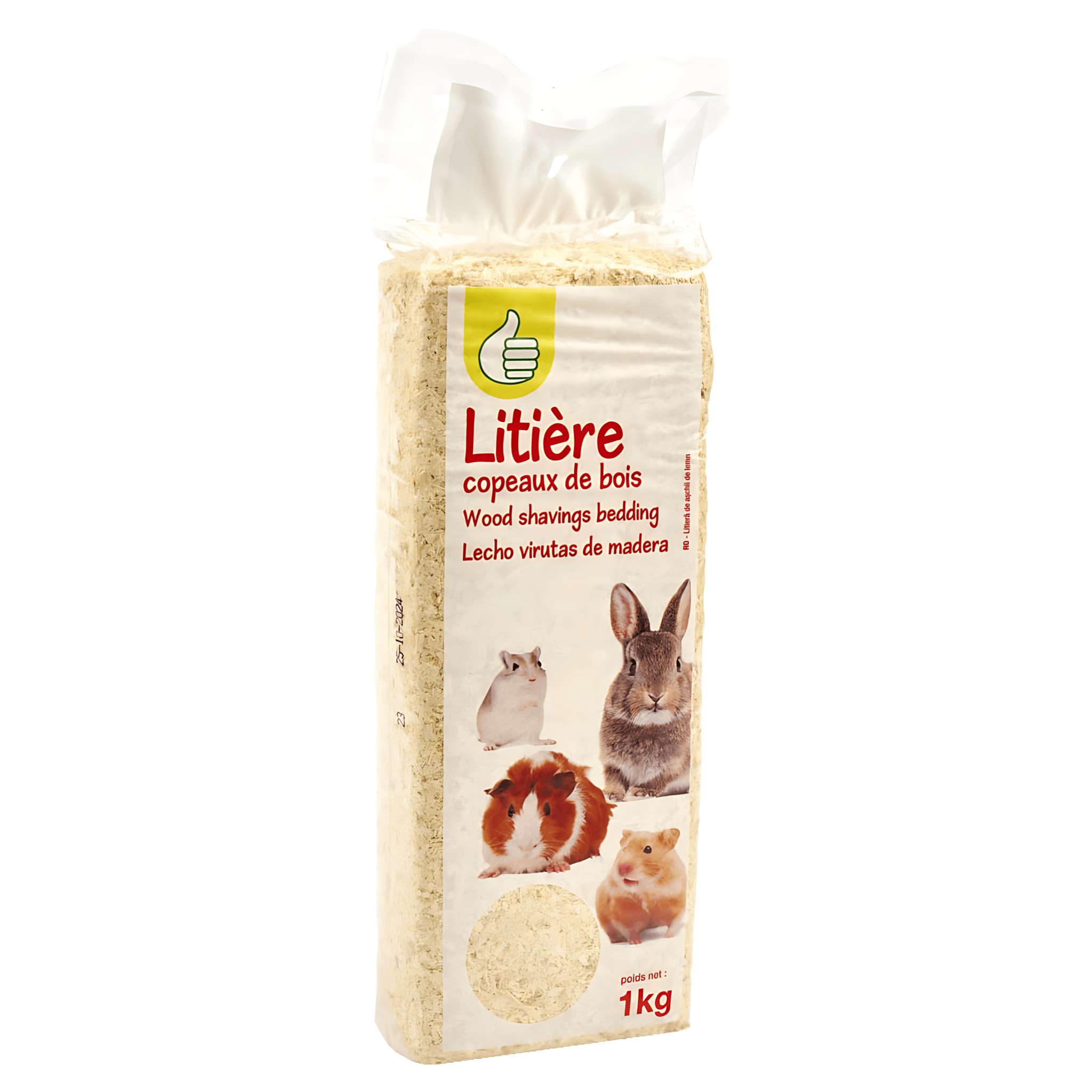 Asternut pentru rozatoare Pouce, 1 kg