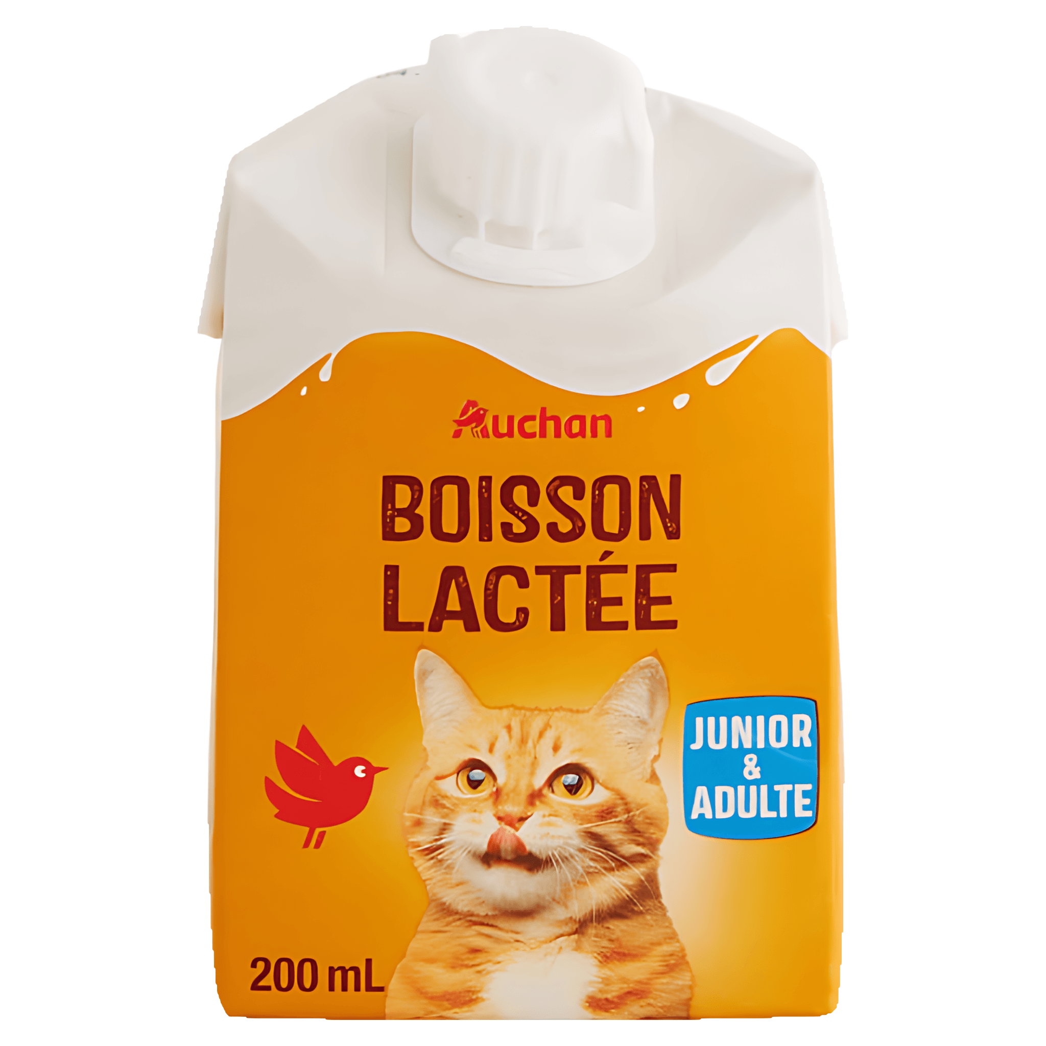 Lapte pentru pisici Auchan, 200 ml