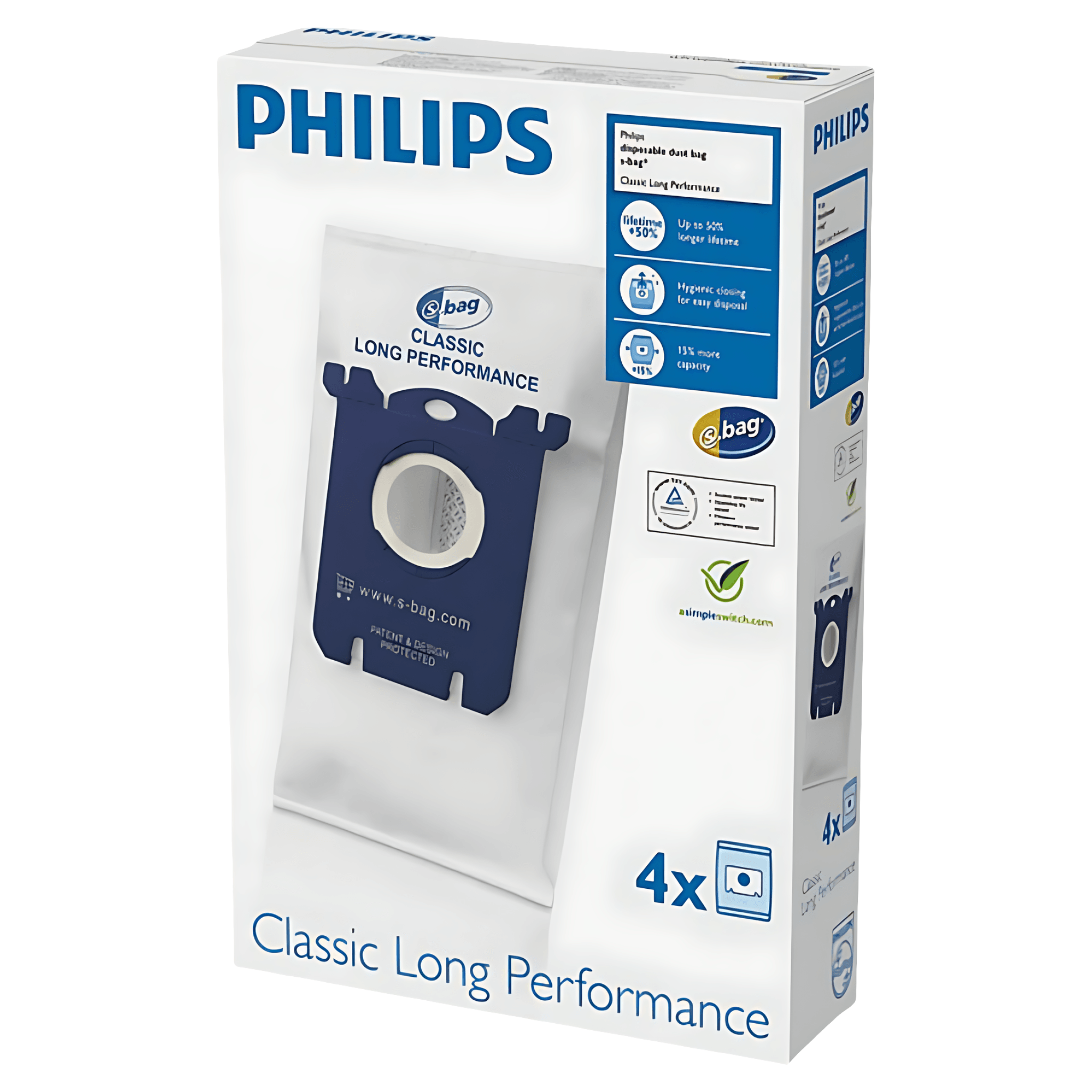 Set 4 saci de aspirator PHILIPS S-Bag FC8021/03