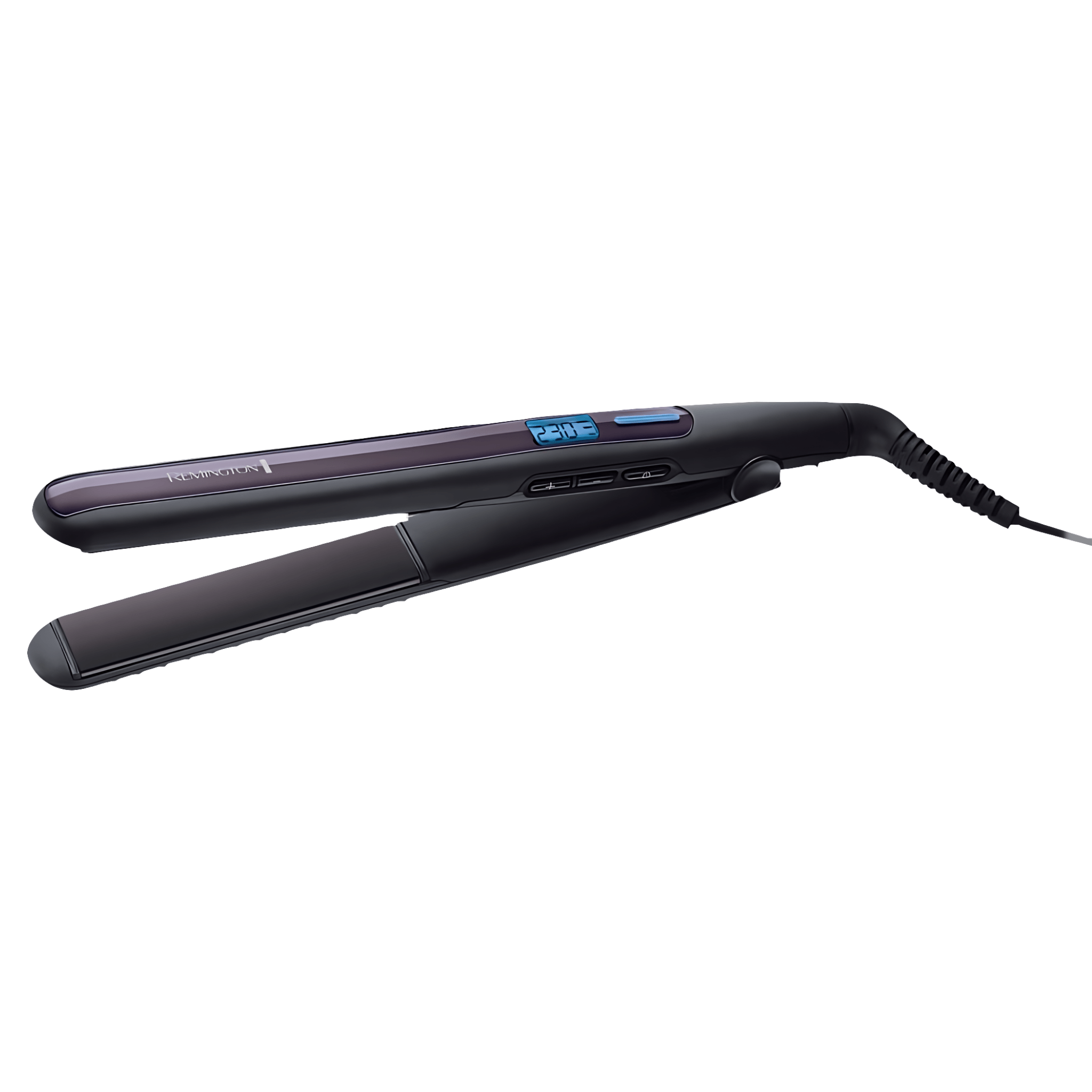 Placa de indreptat parul Remington PRO-Sleek & Curl S6505, 230ºC, negru/mov