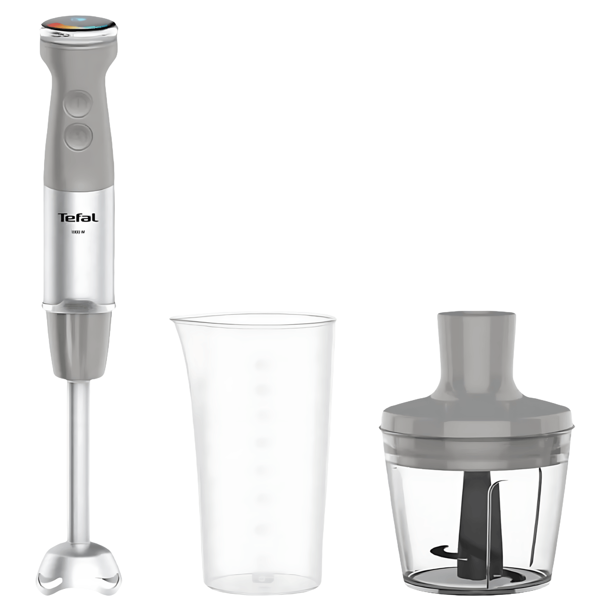Blender vertical Tefal Quickchef+ HB672B30, 1000W, 20 trepte de viteza, gri
