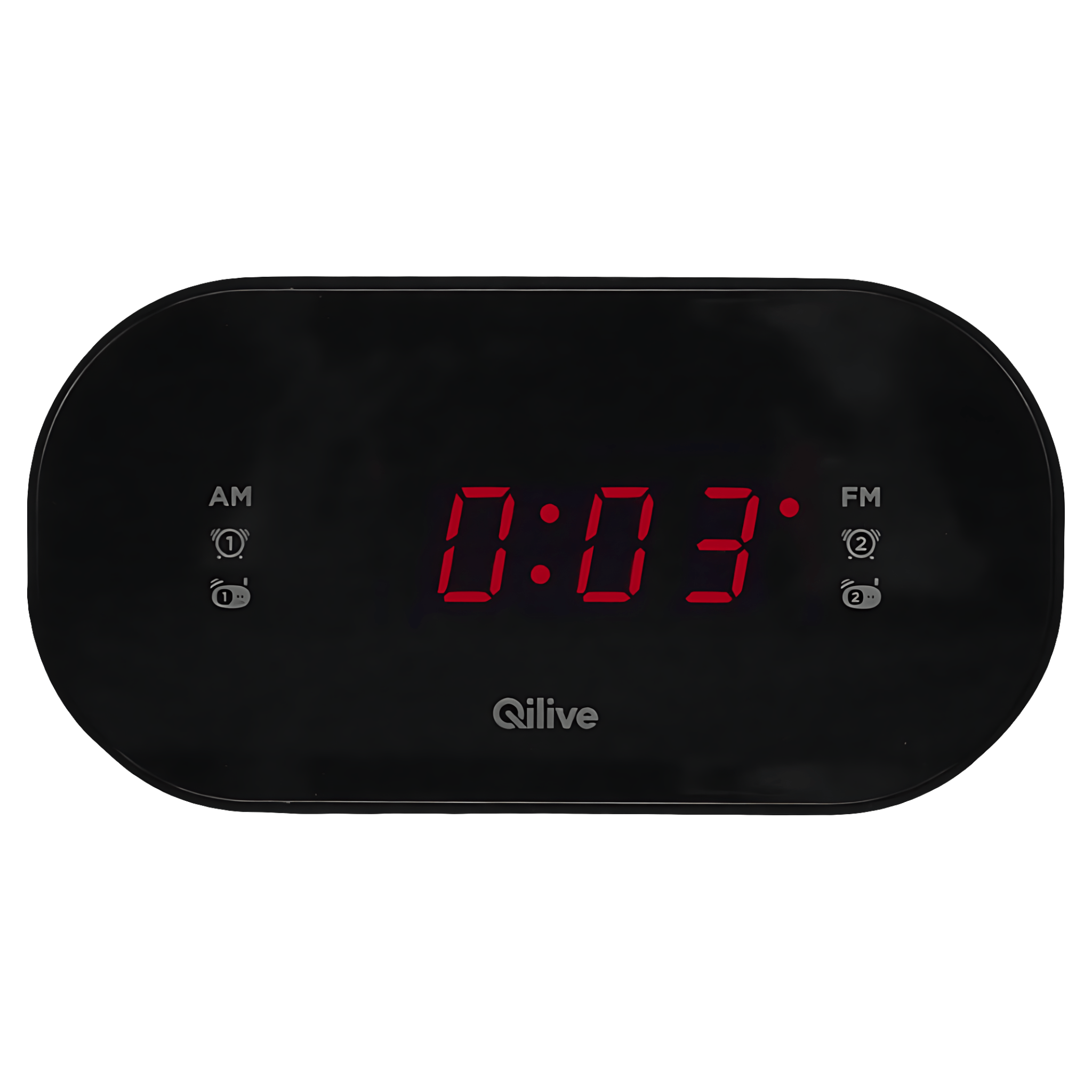Radio cu ceas Qilive Q1105 cu 10 posturi presetate si alarma duala