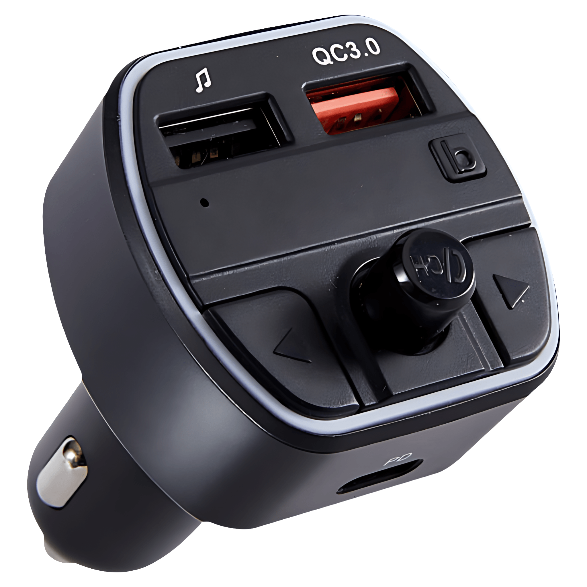 Modulator FM Qilive, USB-A/USB-C, negru