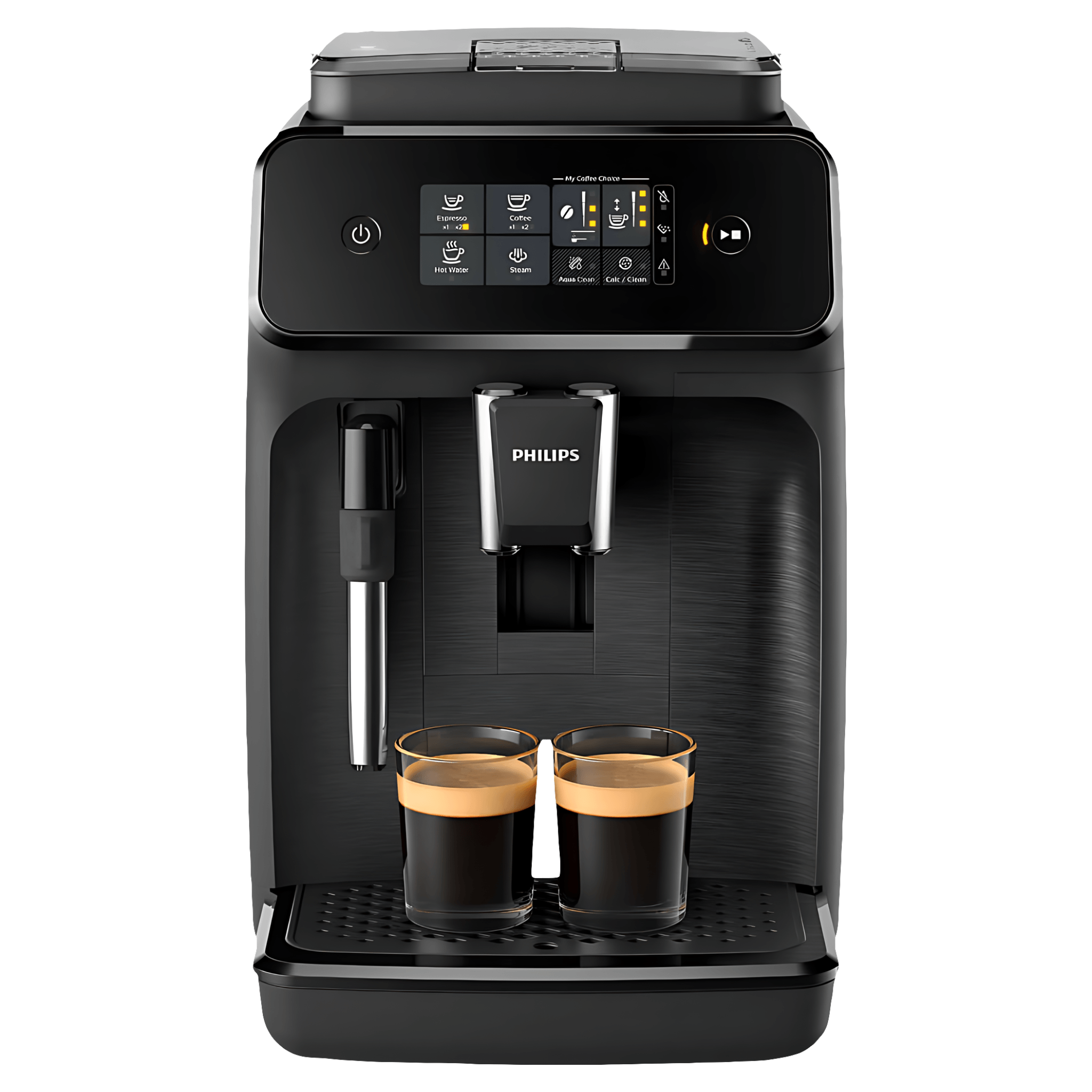 Espressor automat Philips Series 1200 EP1220, 12 setari de macinare, afisaj tactil, 1500W, 15  bar, 1.8 l, negru mat
