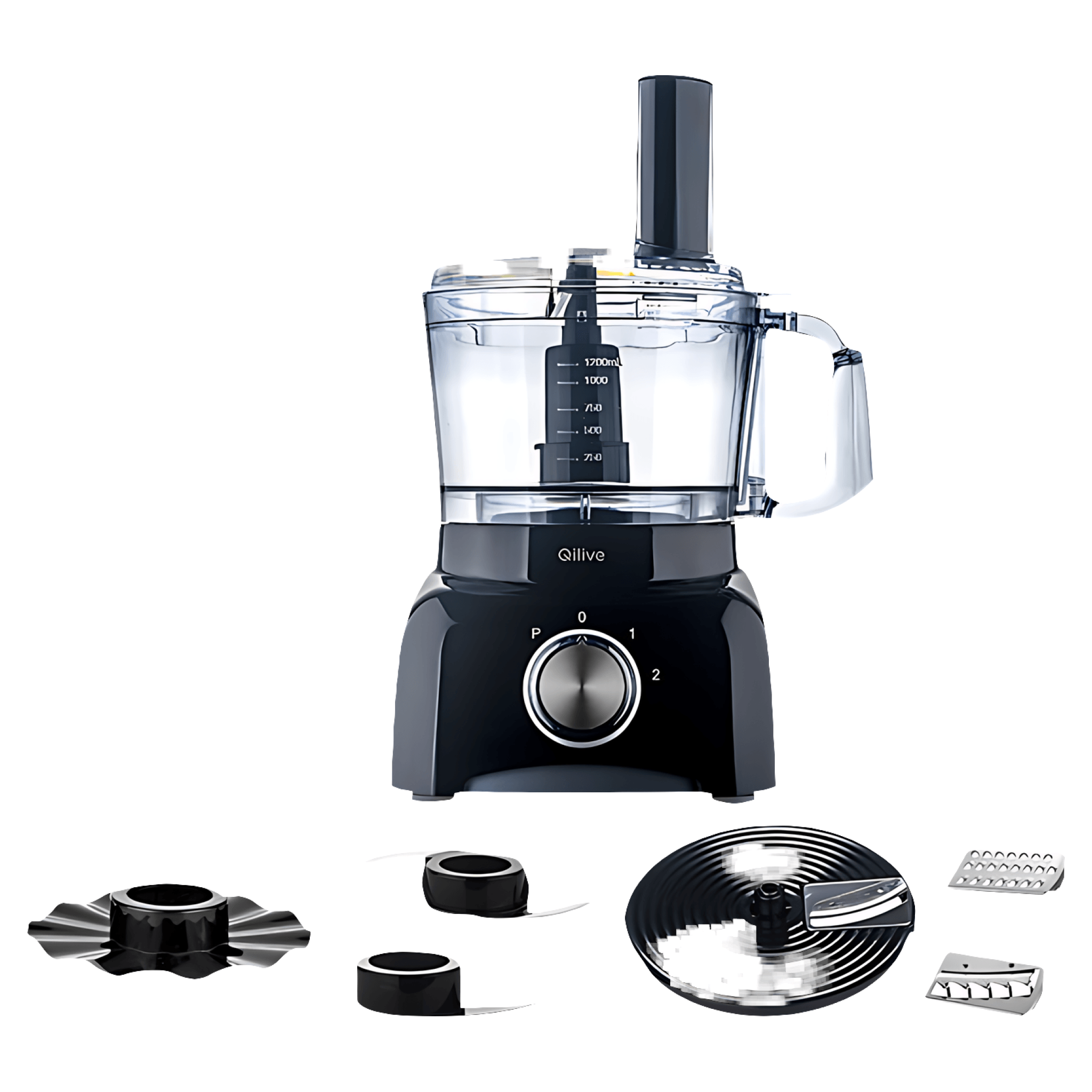 Robot bucatarie Qilive Q.5681, 2.1 l, 600W, negru