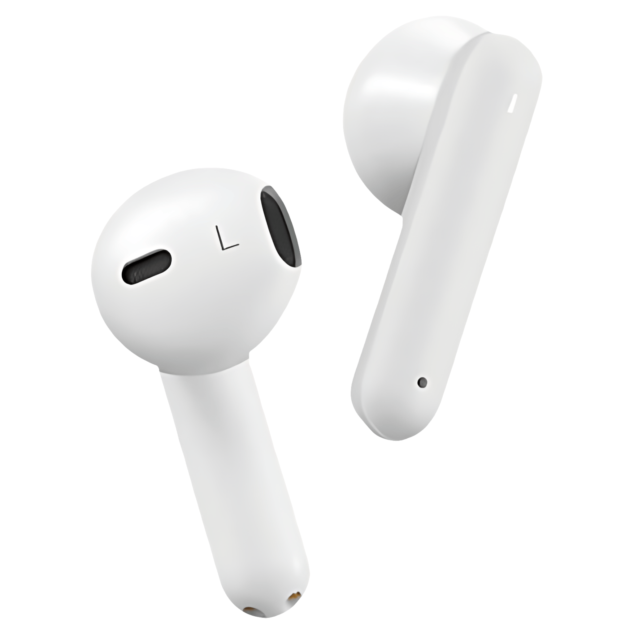 Casti fara fir True Wireless Stereo Qilive Q.1342, Bluetooth 5.3, Noise cancelling, microfon incorporat, alb