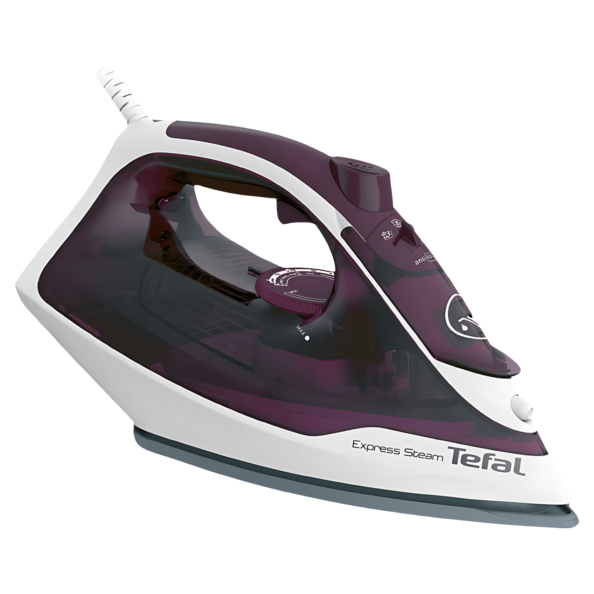 Fier de calcat Tefal FV2835E0, 2400W, talpa ceramica, 0.27 l, abur 35 g/min, mov