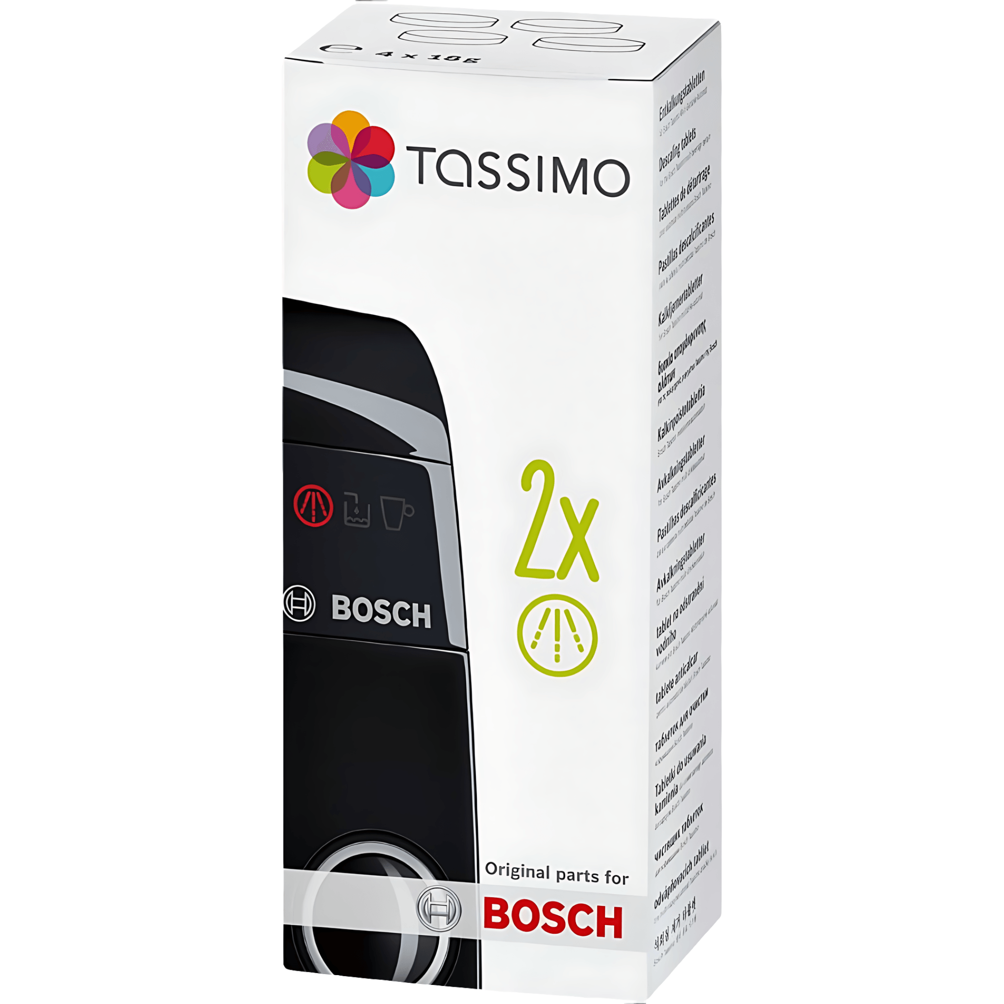 Pastile decalcifiere Bosch TCZ6004 pentru espressoare Tassimo, set 4 bucati