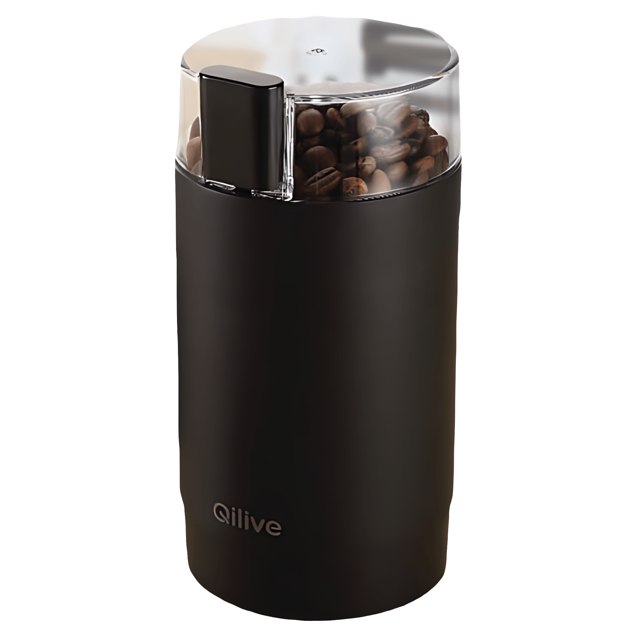 Rasnita de cafea si condimente Qilive Q.5363, inox, capacitate 70 g, negru