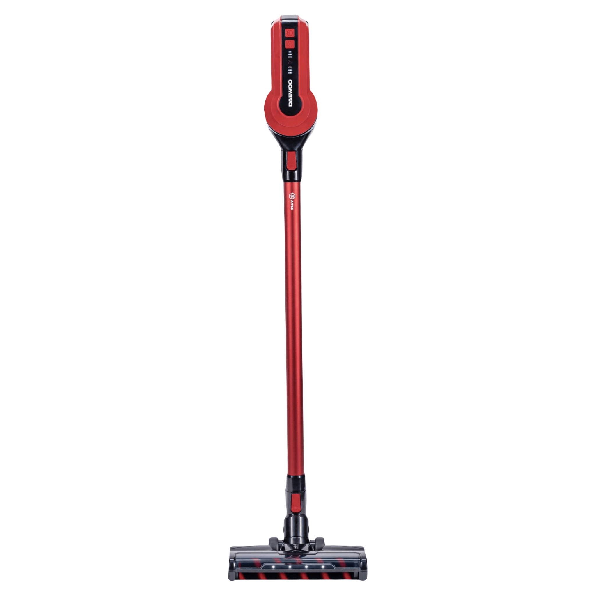Aspirator vertical Daewoo RSH-410GR-1, putere de aspirare 100 W, autonomie 40 de min, rosu