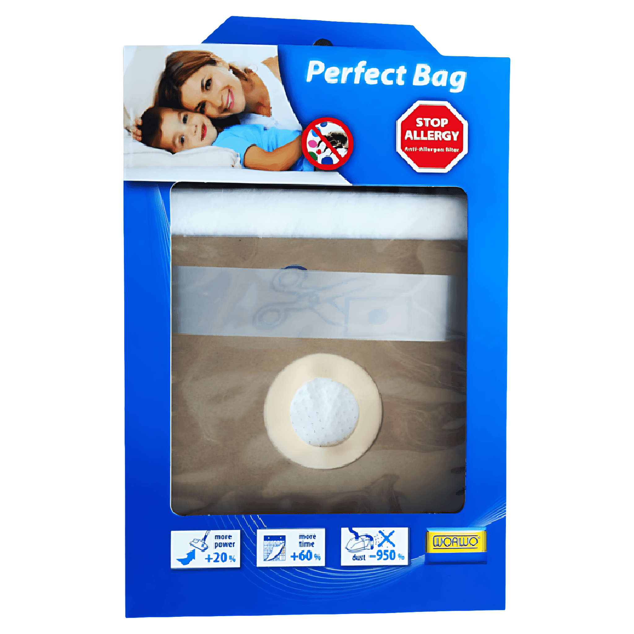 Set saci pentru aspirator cu filtru Worwo WOMB01K