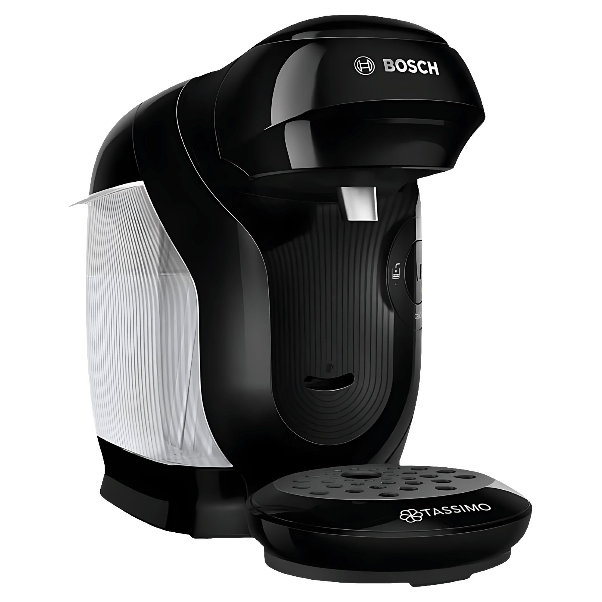 Espressor cu capsule Bosch Tassimo Style TAS112E N, 1400W, capacitate 0.7 l, negru