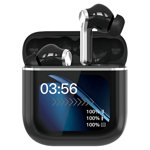 Căști fără fir True Wireless Stereo Akai BTE-J600BK, Bluetooth 6, microfon încorporat, negru — imaginea 2