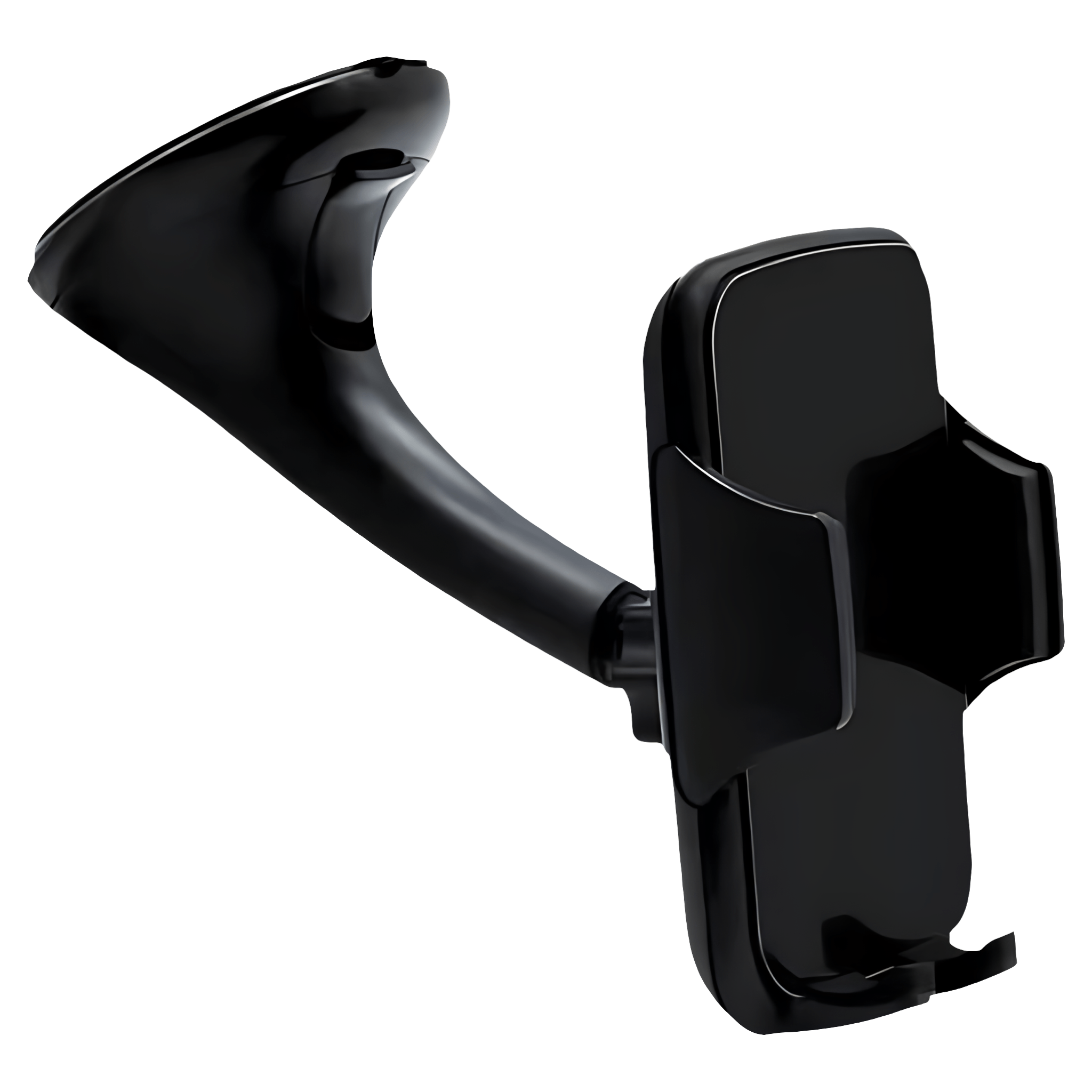Suport auto cu ventuza pentru telefon Qilive, negru