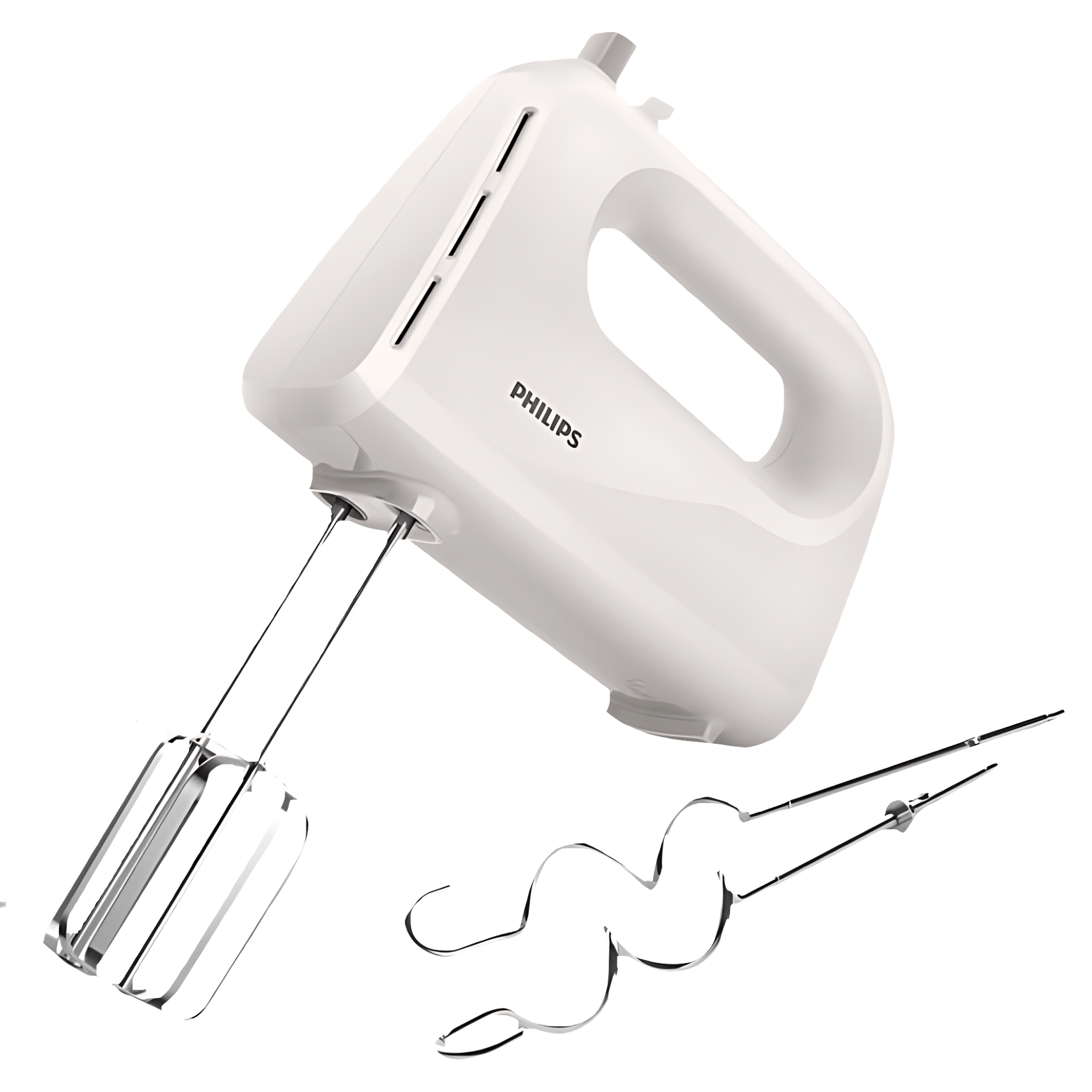 Mixer de mana Philips HR3705/00, 300 W, 5 viteze, Turbo, alb