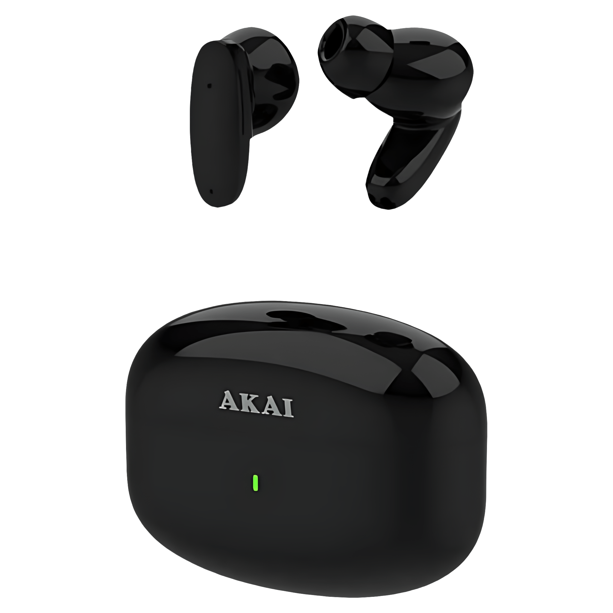 Casti fara fir True Wireless Stereo Akai J400, Bluetooth 5.3, ENC, negru