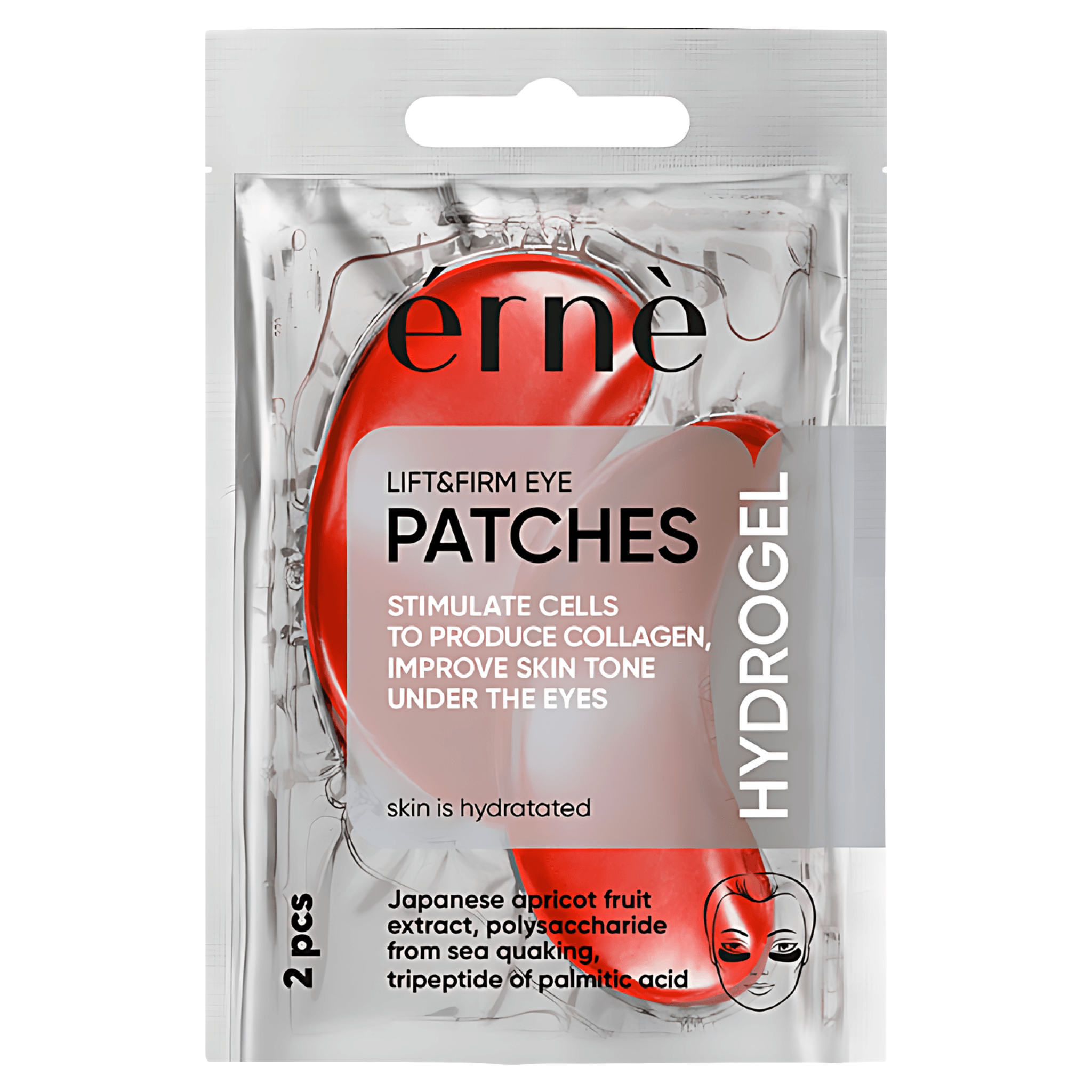 Plasturi pentru ochi Erne lifting si fermitate cu acid hialuronic, 10 ml