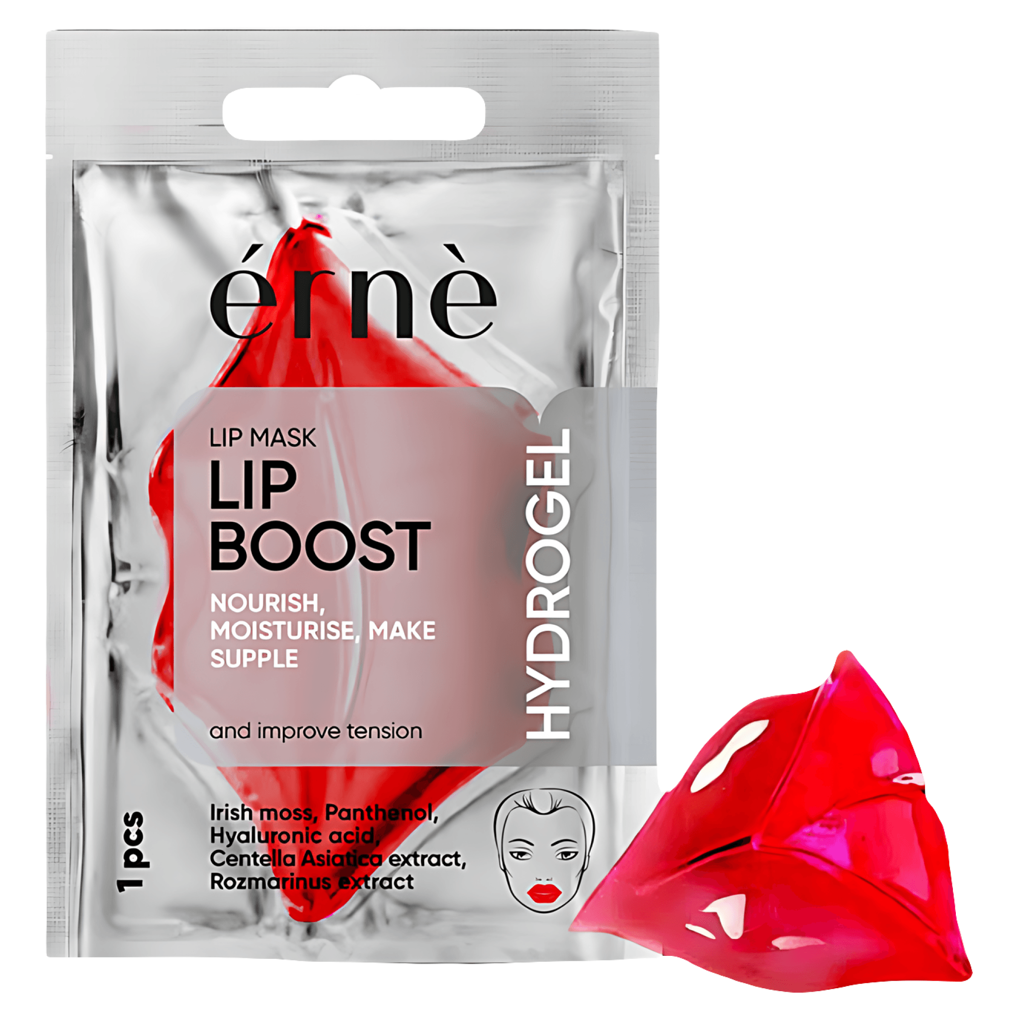 Masca hidratanta pentru buze Erne Hydrogel, 8 ml