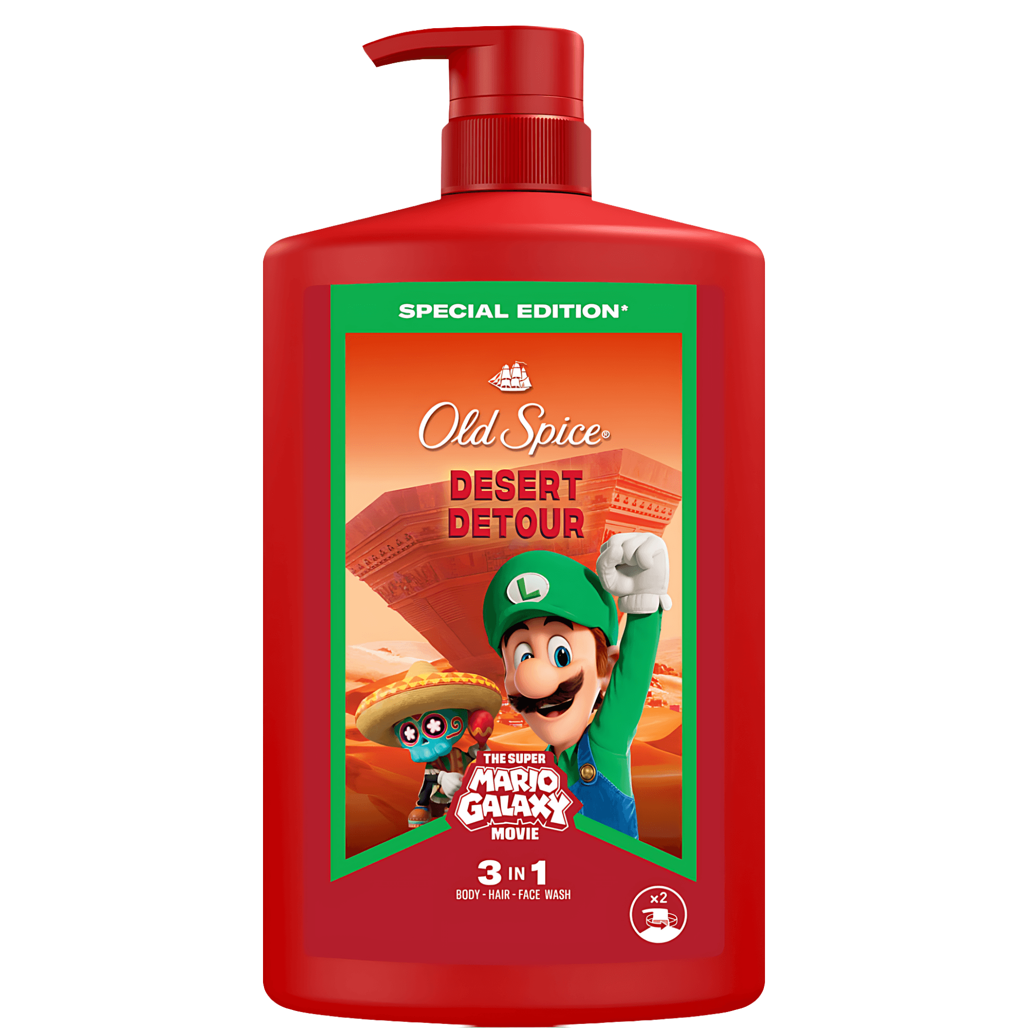 Gel de dus Old Spice The Super Mario Galaxy Movie, diverse personaje, 1000 ml