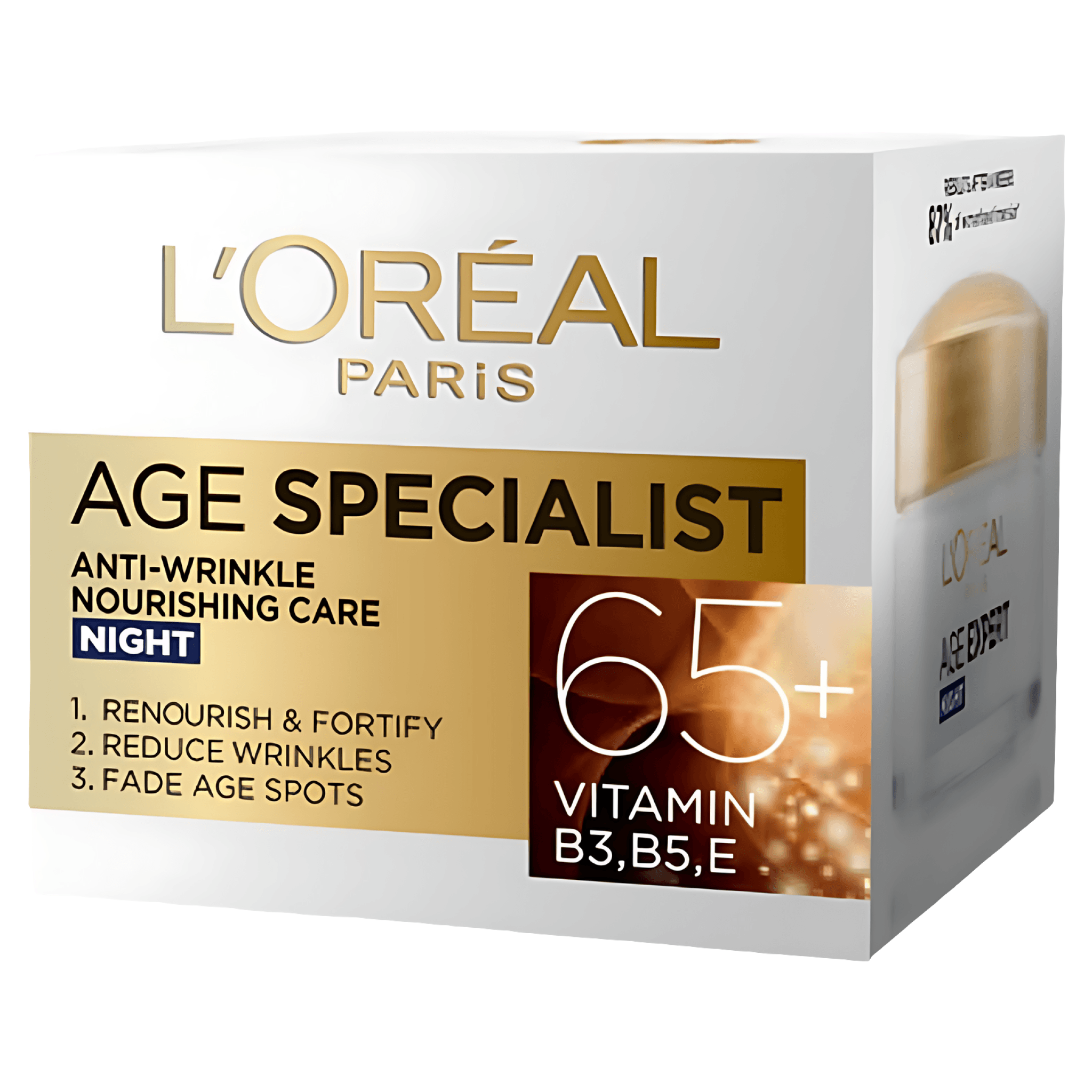 Crema antirid de noapte 65+ L'Oreal, 50 ml