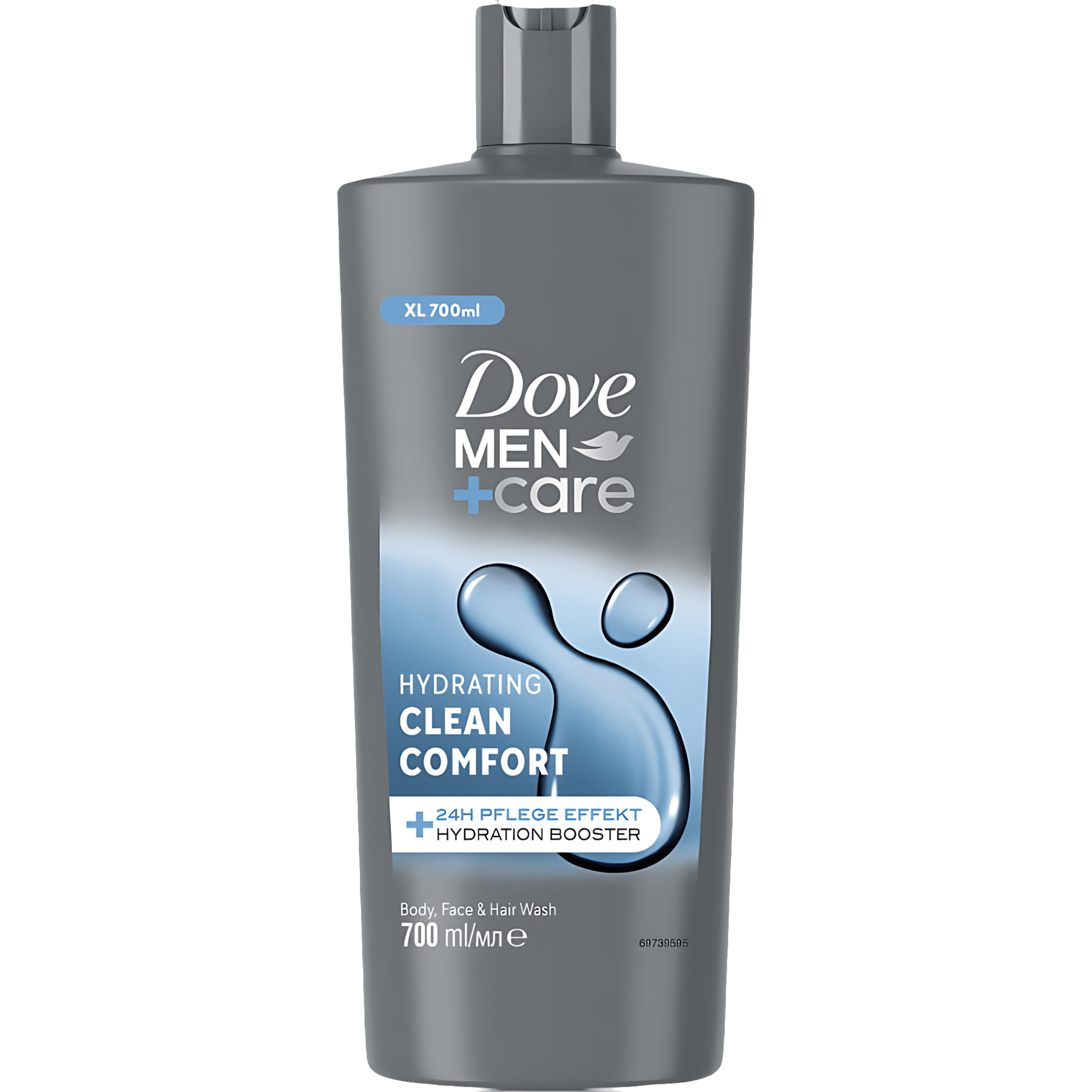 Gel de dus Dove Men + Care Hydrating Clean Comfort, 700 ml