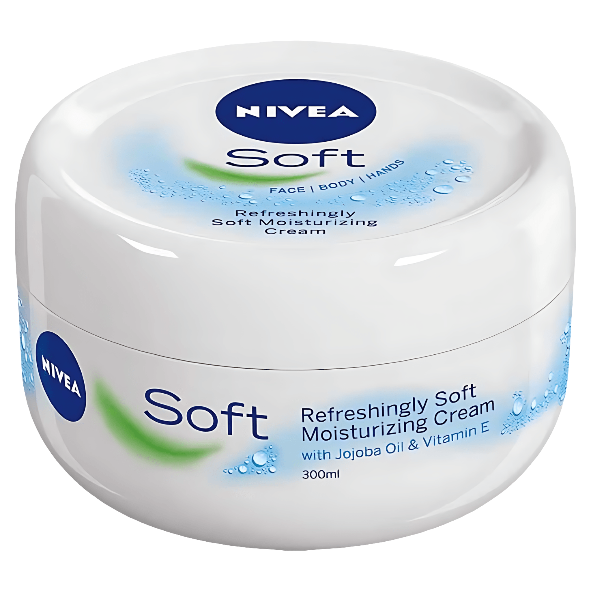 Crema hidratanta Nivea Soft cu ulei de Jojoba si vitamina E , 300 ml