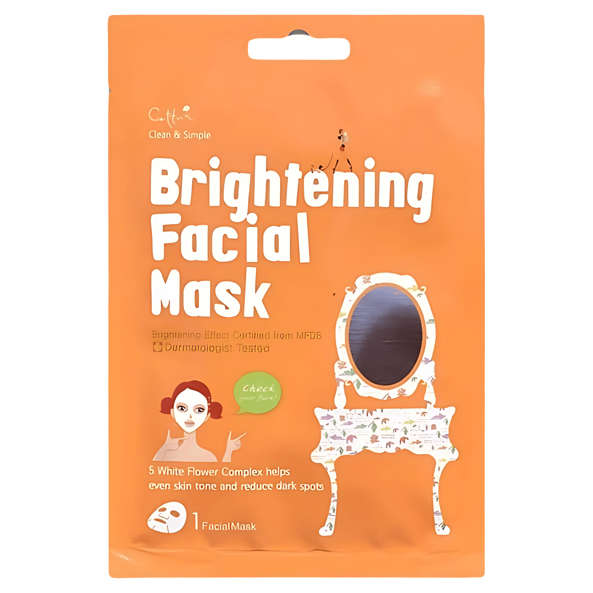 Masca tip servetel pentru luminozitate Cettua, 20 g