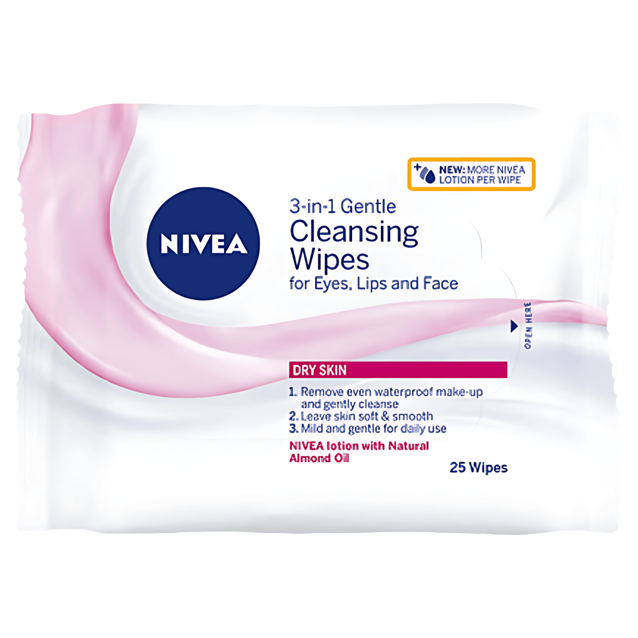 Servetele demachiante delicate Nivea, 25 bucati