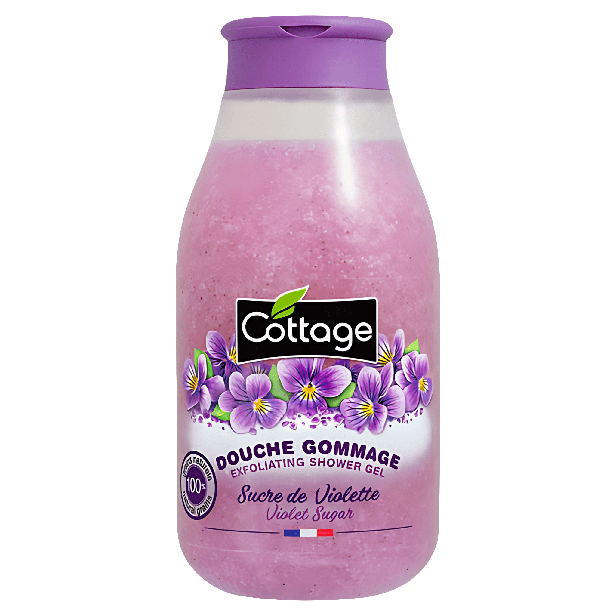 Gel de dus exfoliant Cottage Violete, 270 ml
