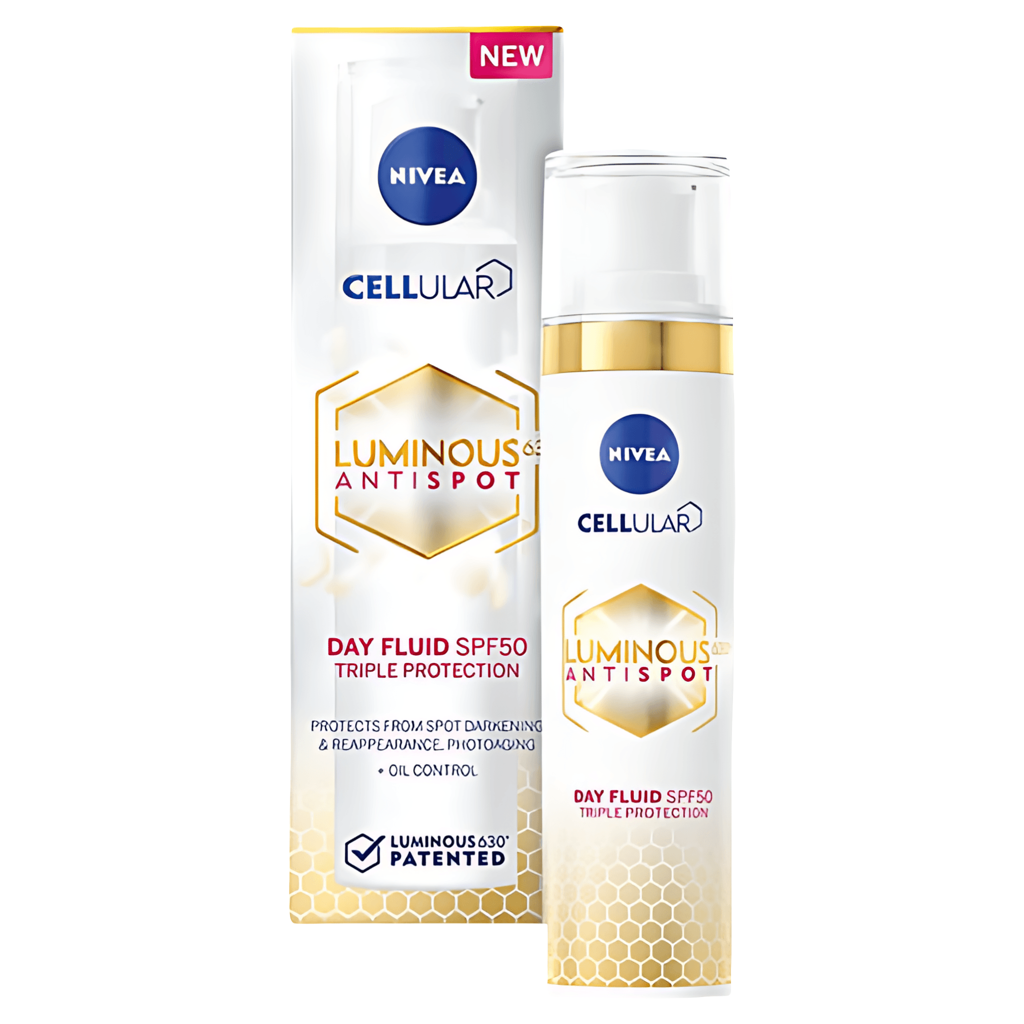 Crema de zi Nivea Luminous Antispot, SPF 50, 40 ml