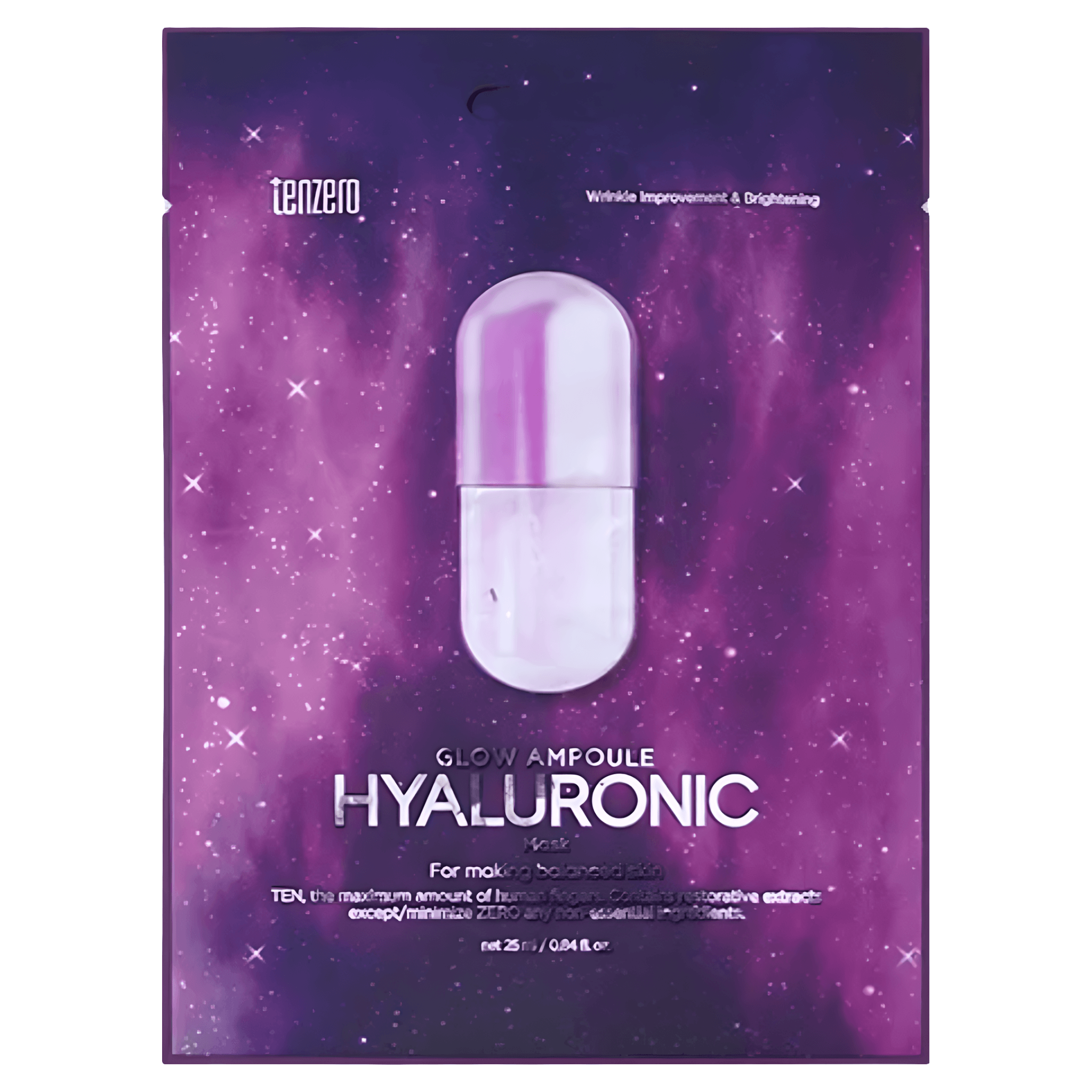 Masca servetel hidratanta cu acid hialuronic Tenzero, 25 ml