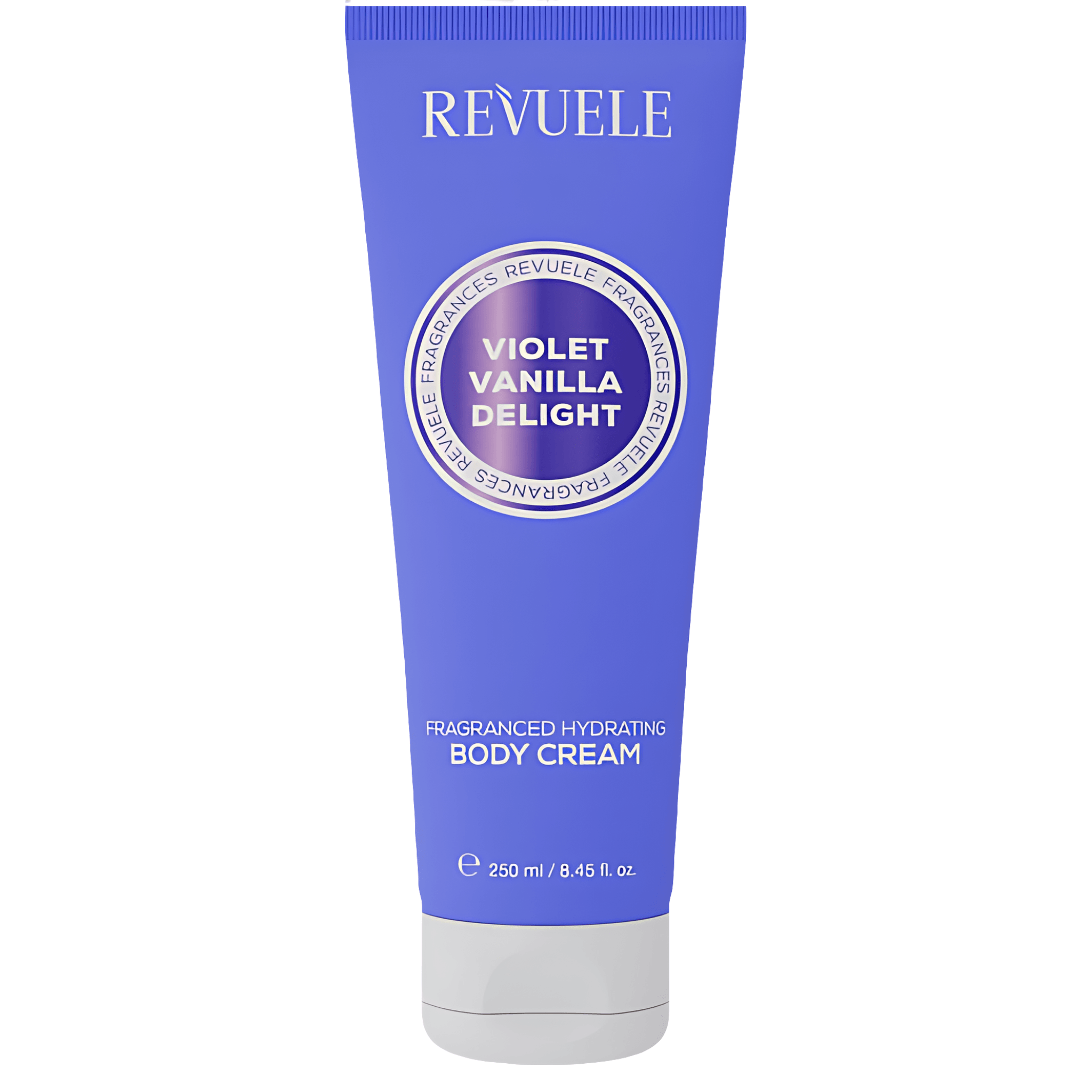 Crema hidratanta pentru corp Revuele Violet Vanilla Delight, 250 ml