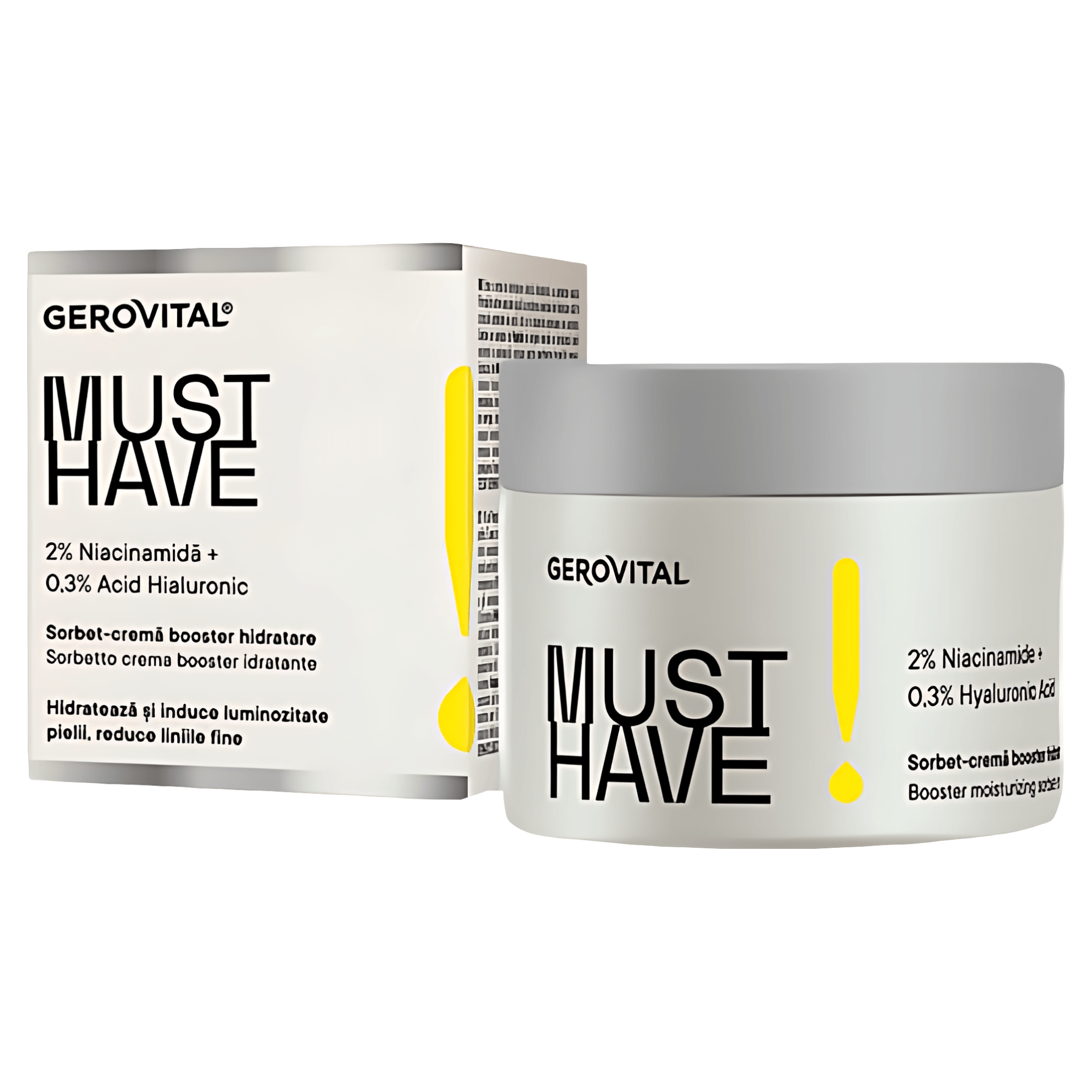 Crema hidratanta Gerovital Must Have Sorbet, 50 ml