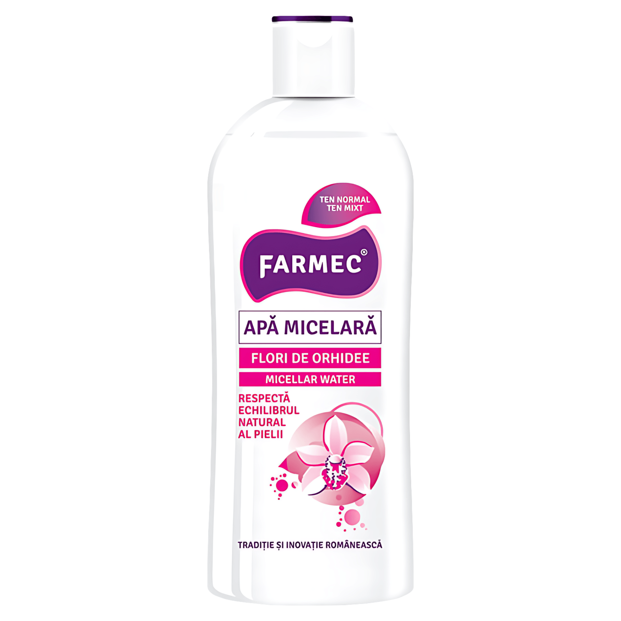 Apa micelara Farmec cu extract Flori de Orhidee, 150 ml