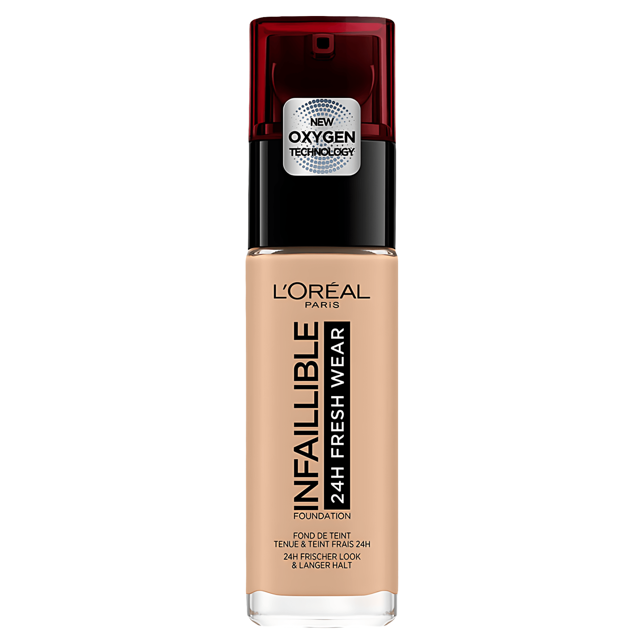 L'Oreal Paris Infaillible 24H Fresh Wear Fond de ten rezistent la transfer 145 Rose Beige - 30 ml