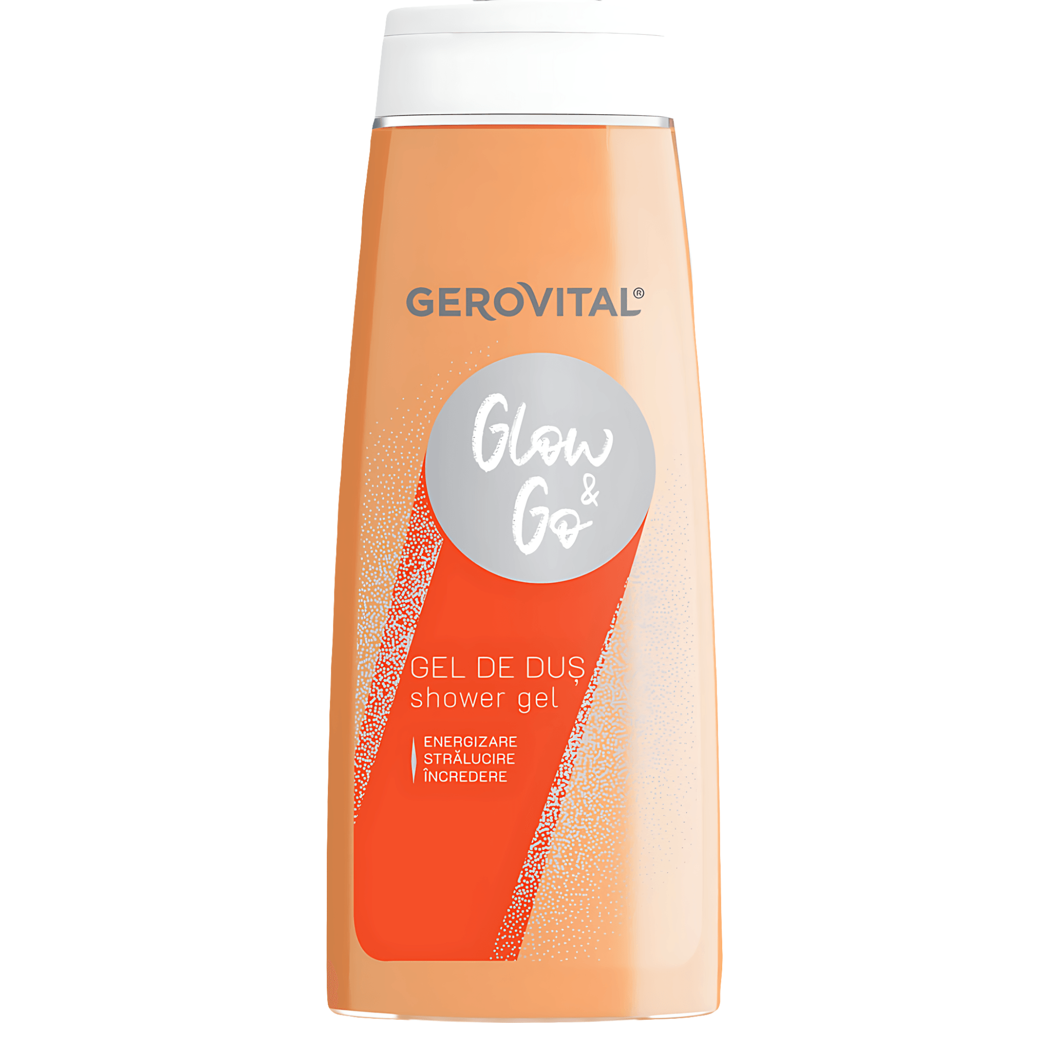 Gel de dus Gerovital Glow & Go, 400 ml