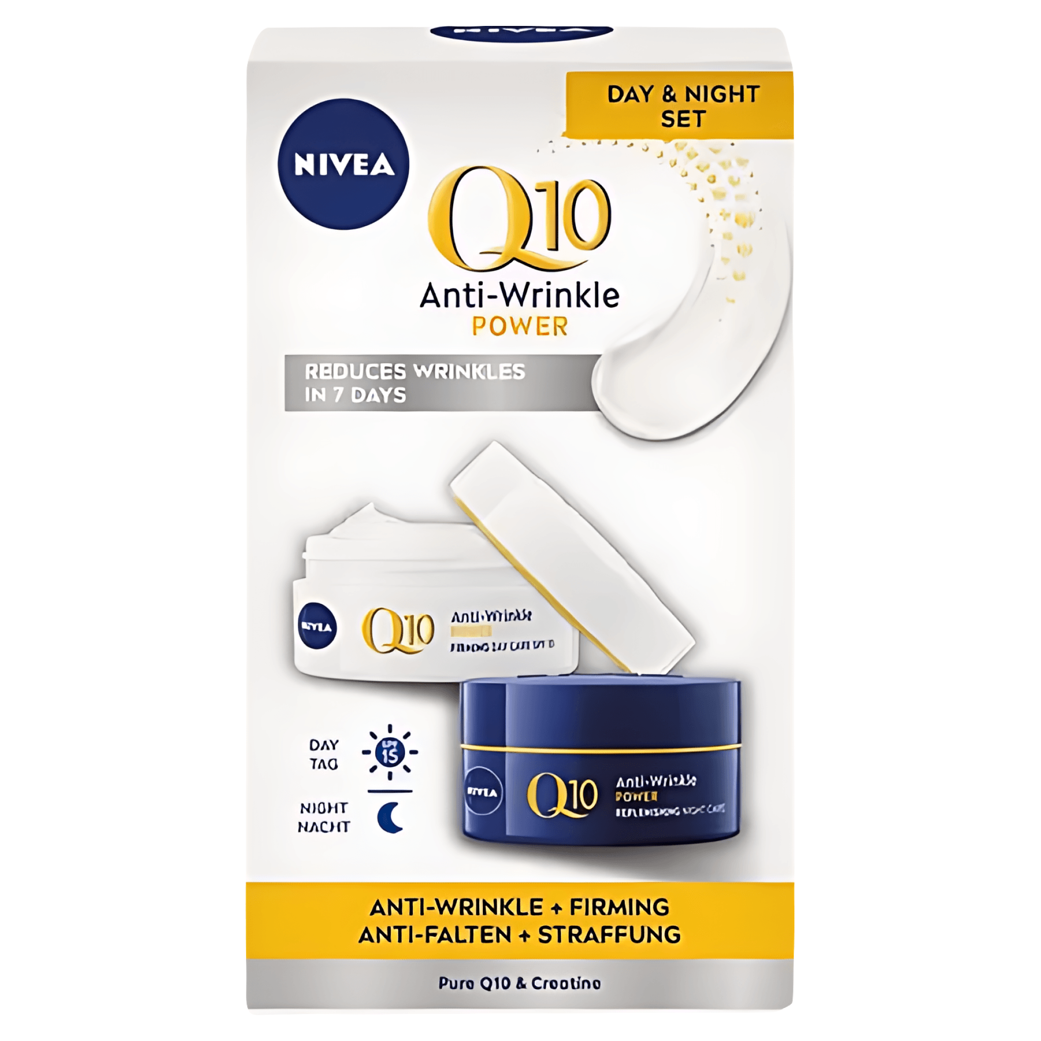 Set crema Q10 de zi + noapte Nivea