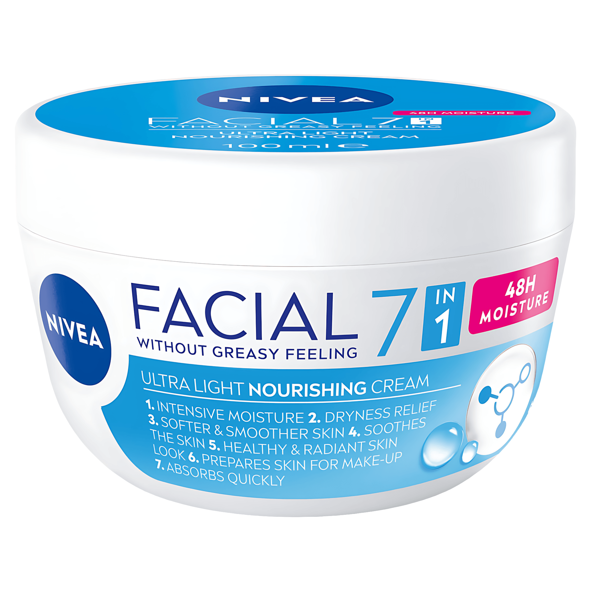 Crema de zi hranitoare Nivea Facial 7 in 1, 100 ml