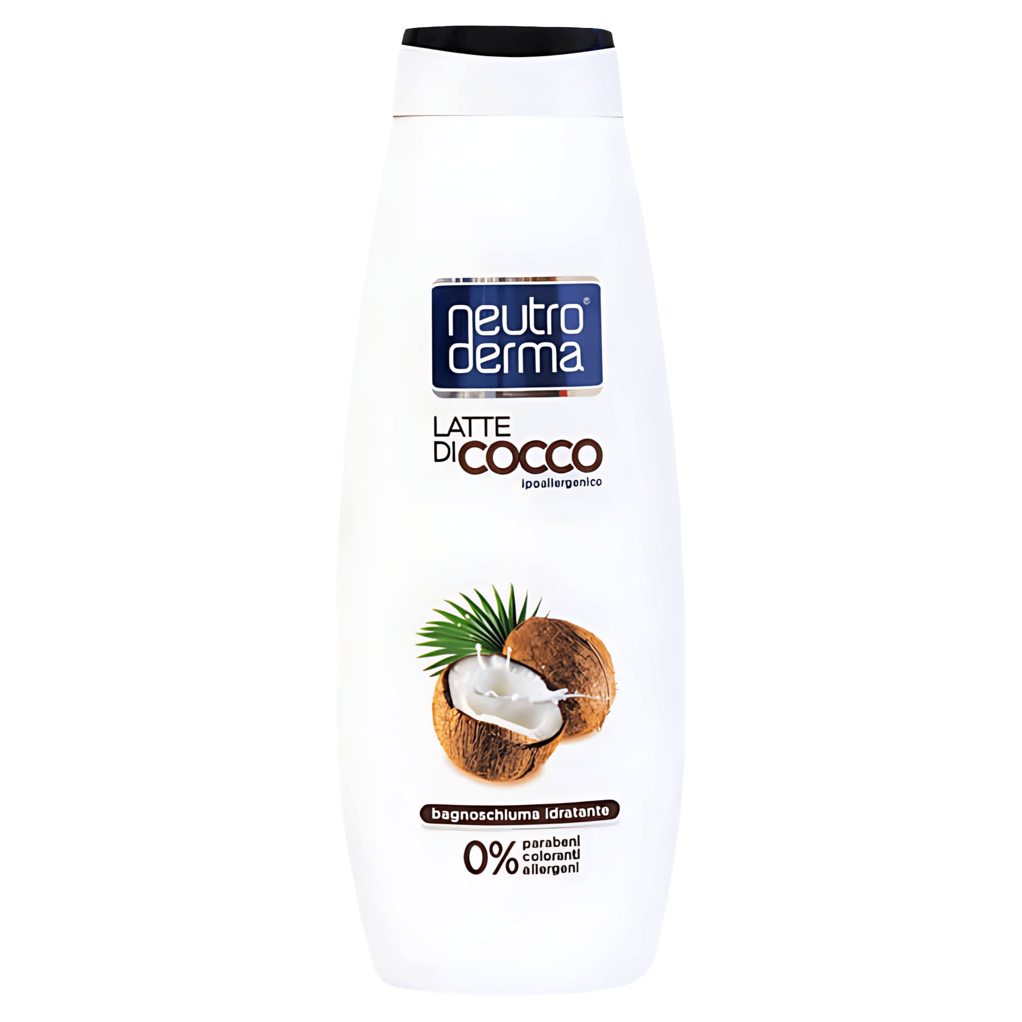 Gel de dus hidratant Neutro derma Lapte de cocos, 750 ml