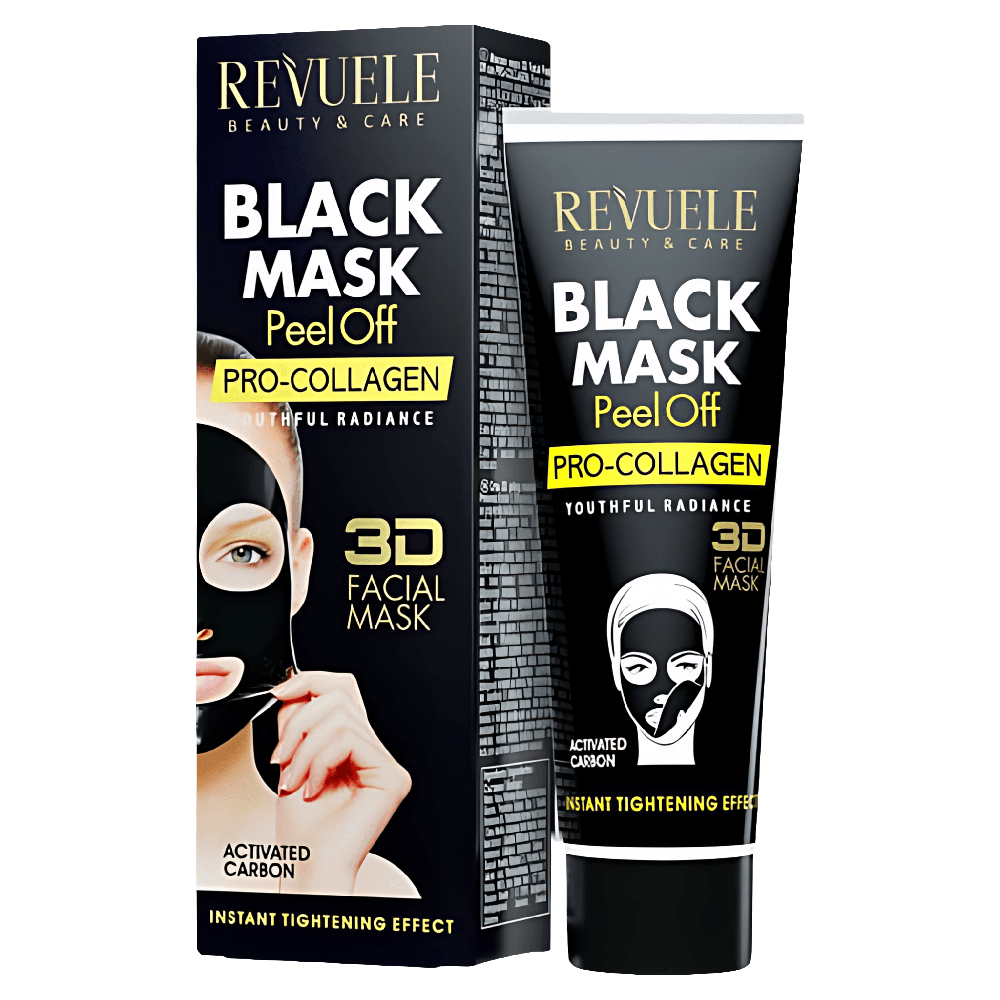 Masca neagra Revuele Pro-Collagen, 80 ml