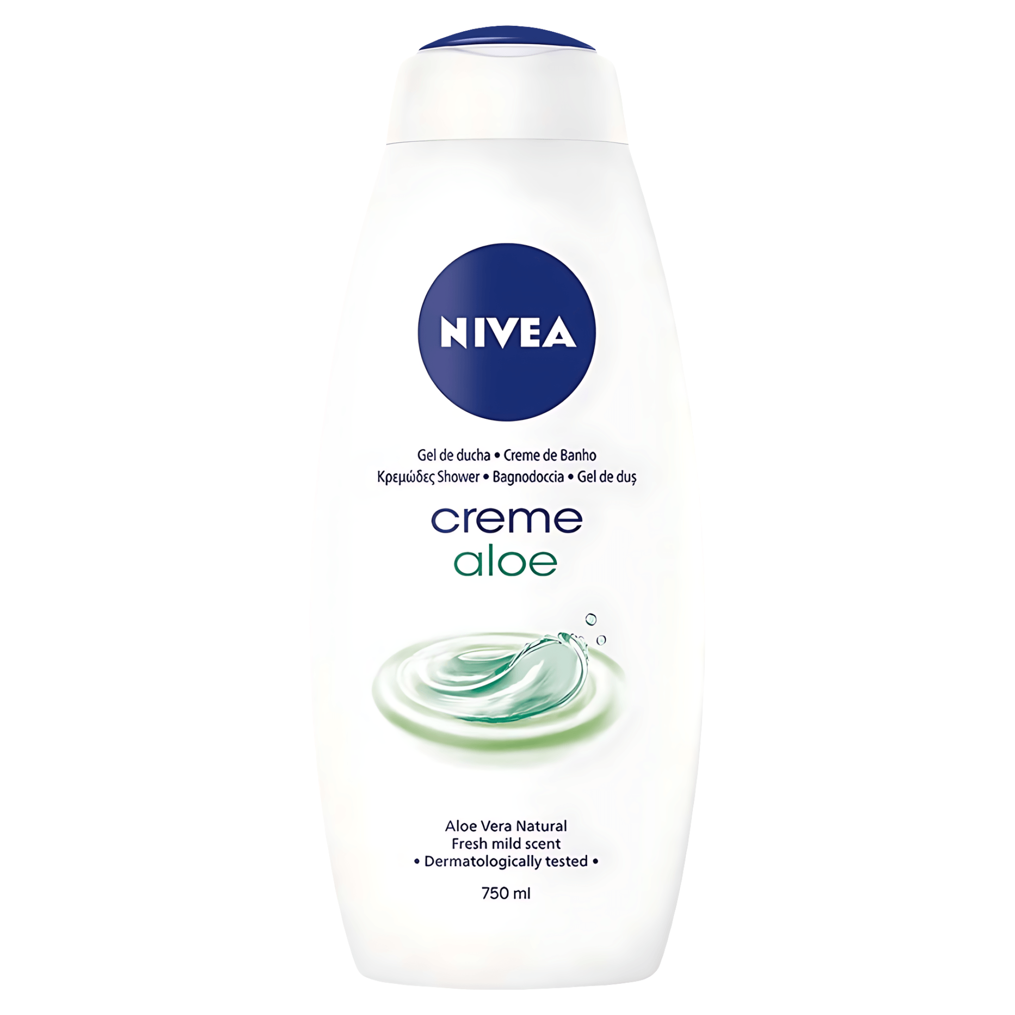 Gel de dus Nivea Creme Aloe, 750ml