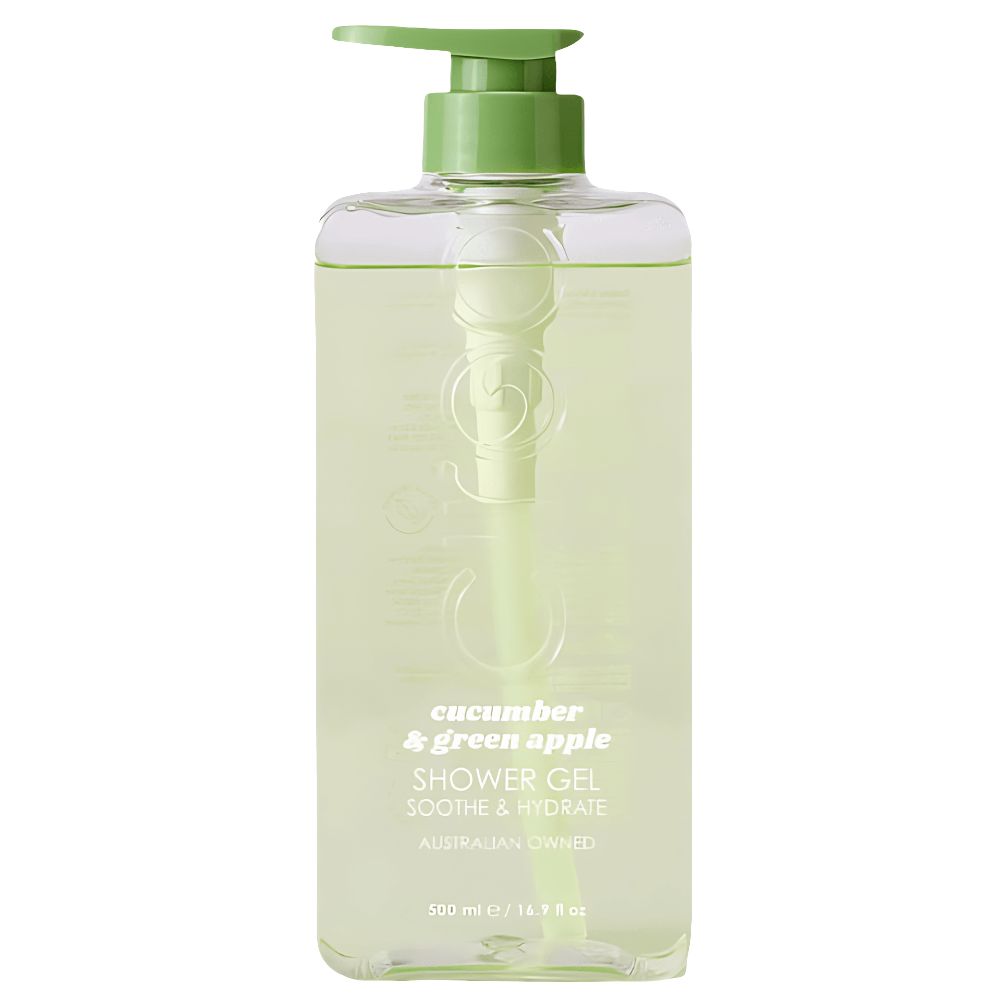 Gel de dus cu castravete si mar verde Ciroa, 500 ml