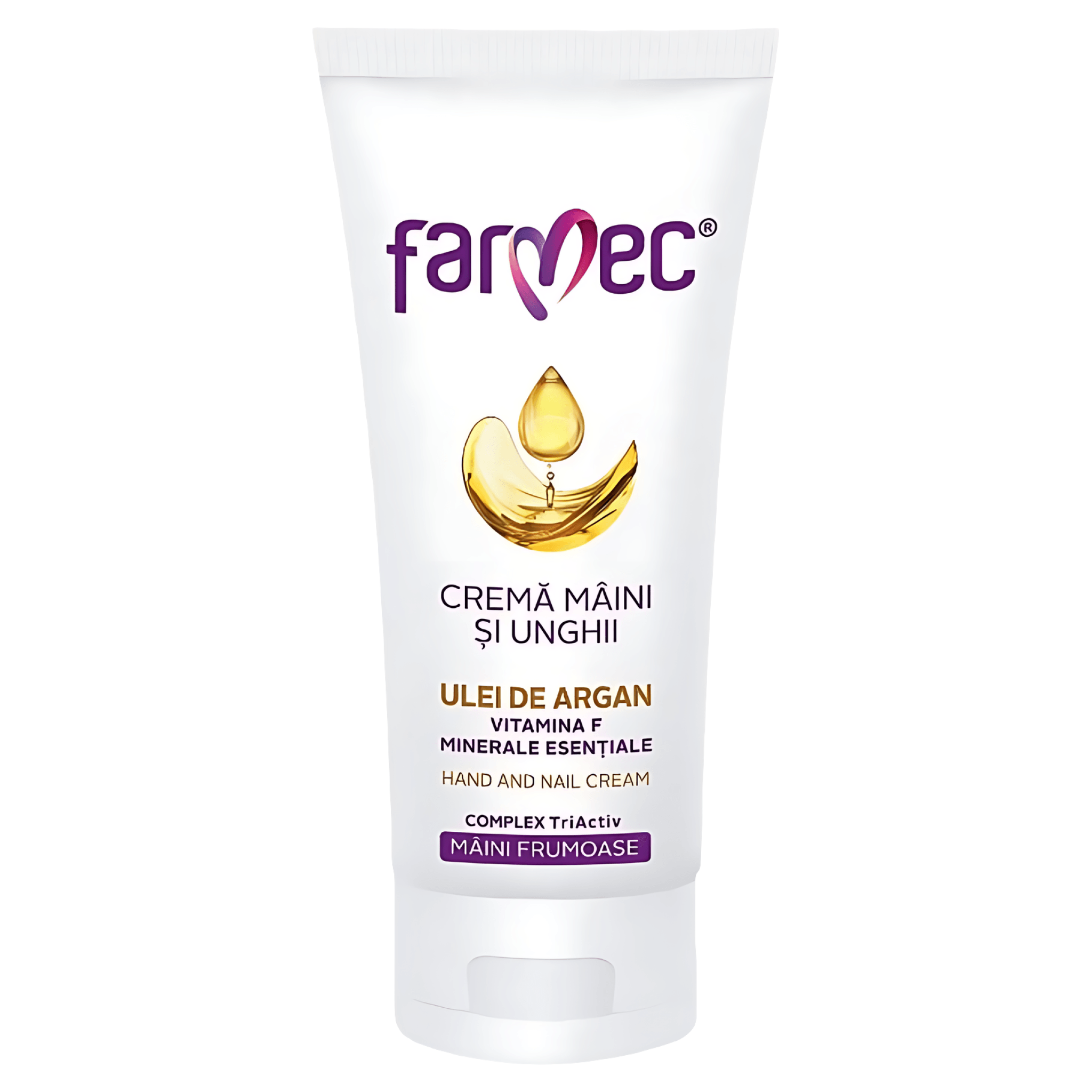Crema Farmec pentru maini si unghii imbogatita cu ulei de argan, 100 ml