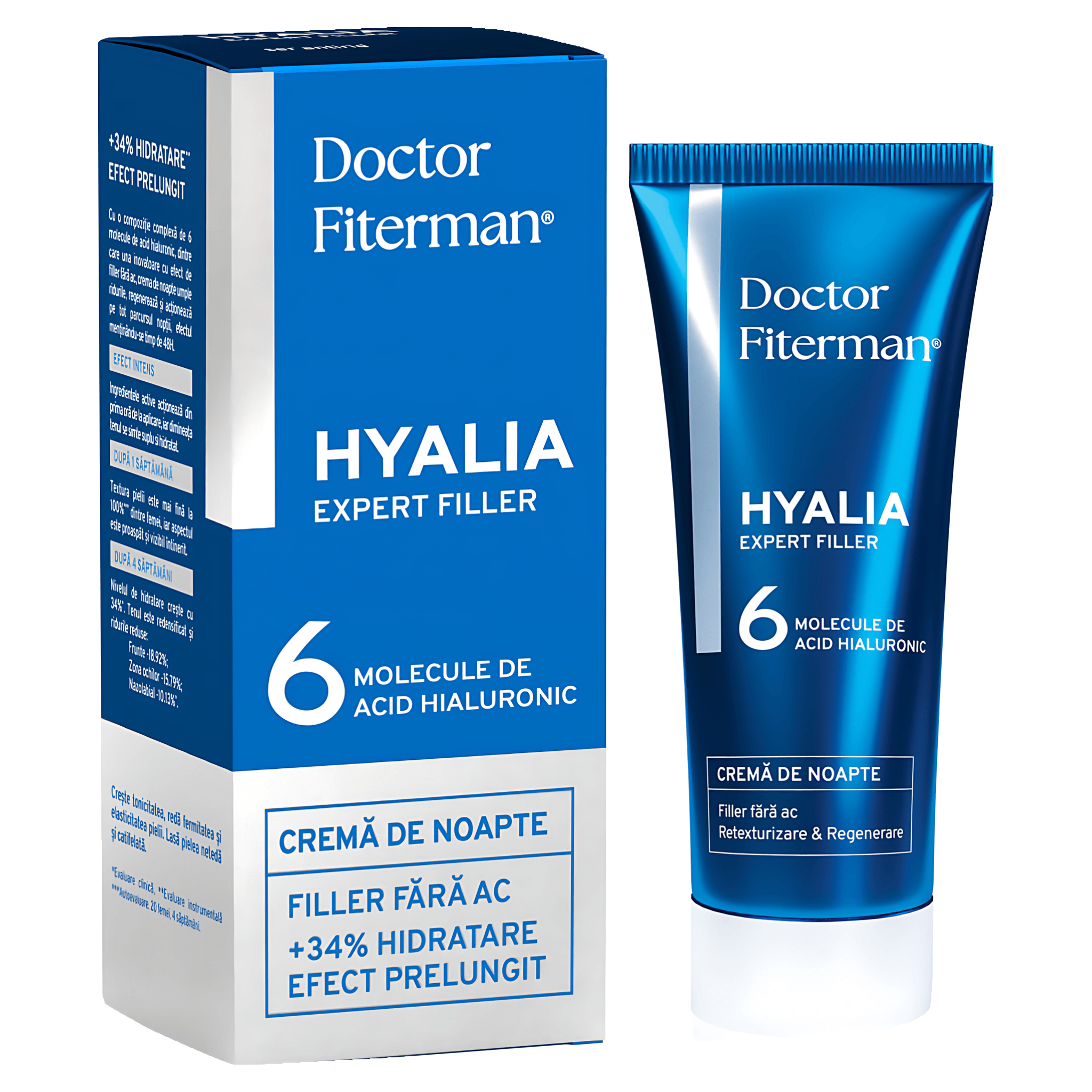 Crema de noapte Hyalia Expert Filler, 50 ml, Doctor Fiterman
