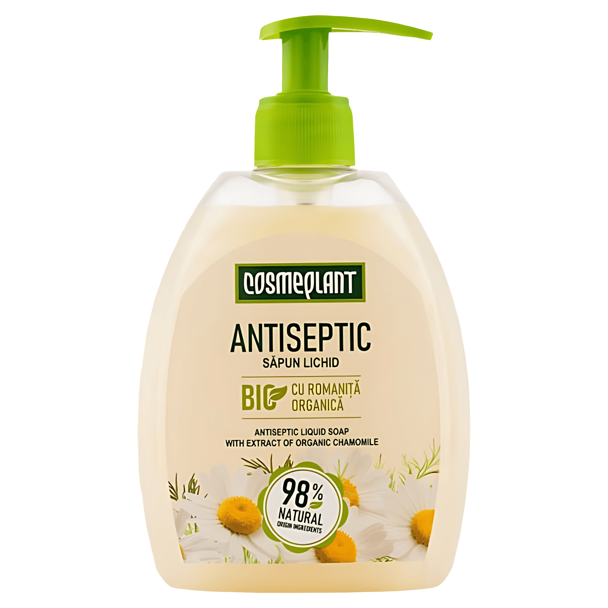 Sapun lichid antiseptic Cosmeplant Romanita 400 ml