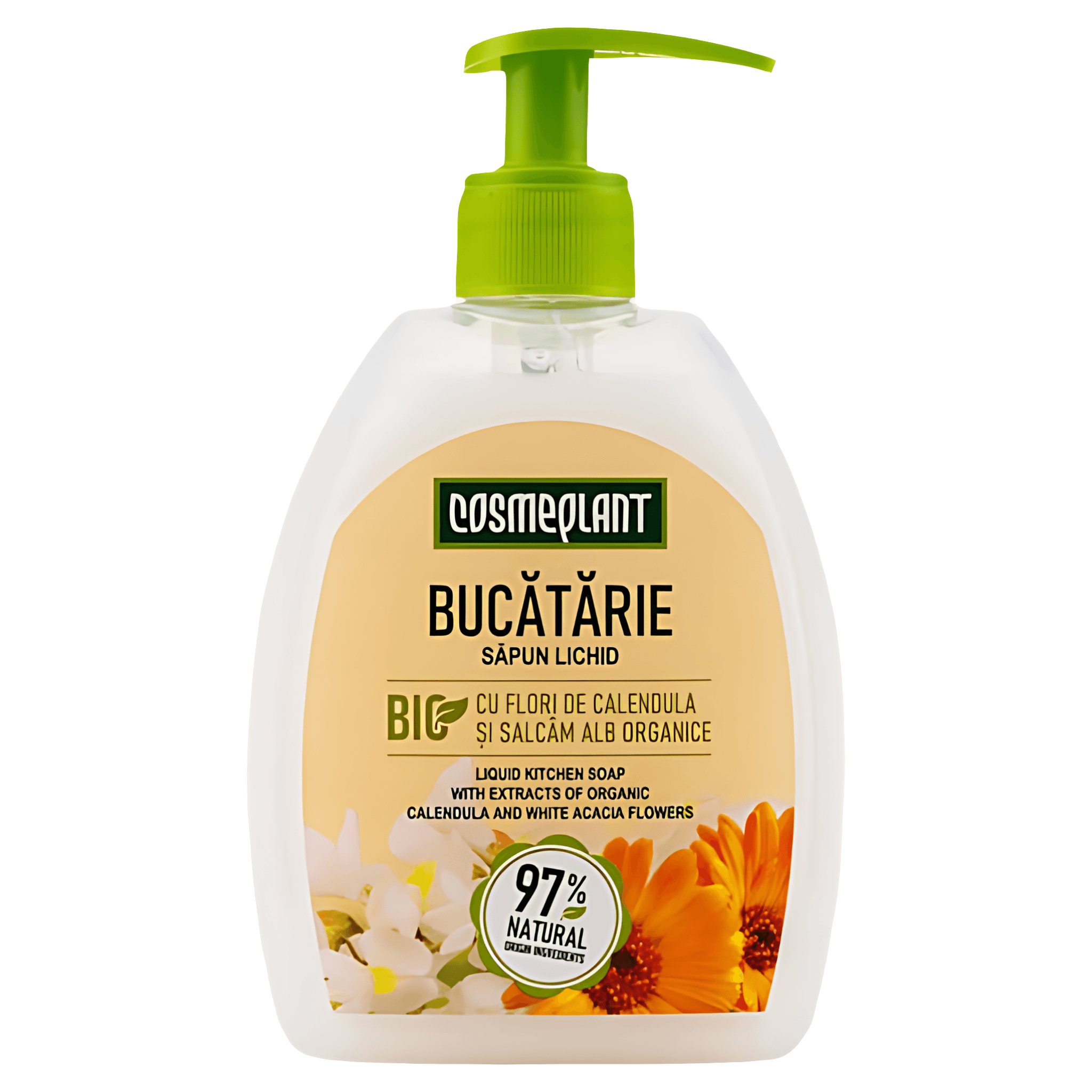 Sapun lichid Cosmeplant, galbenele si salcam, 400 ml