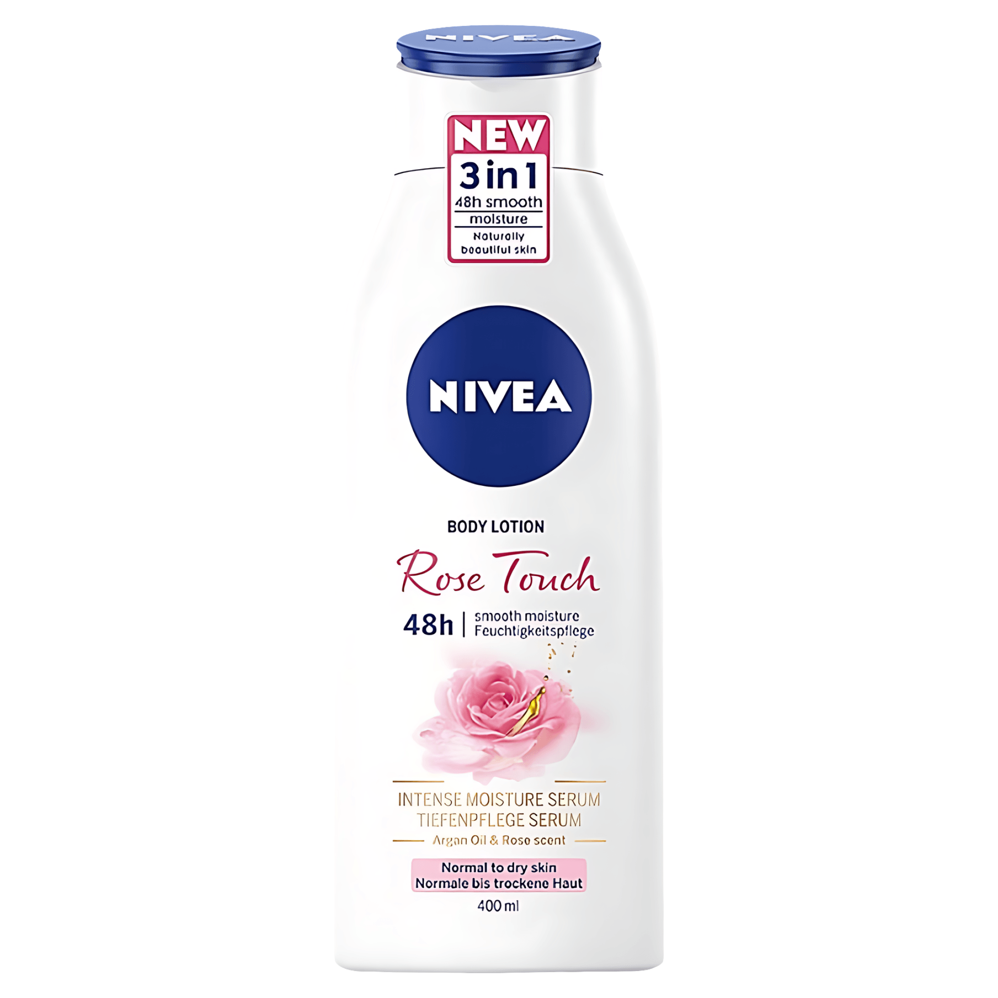Lotiune de corp cu trandafir Nivea, 400 ml