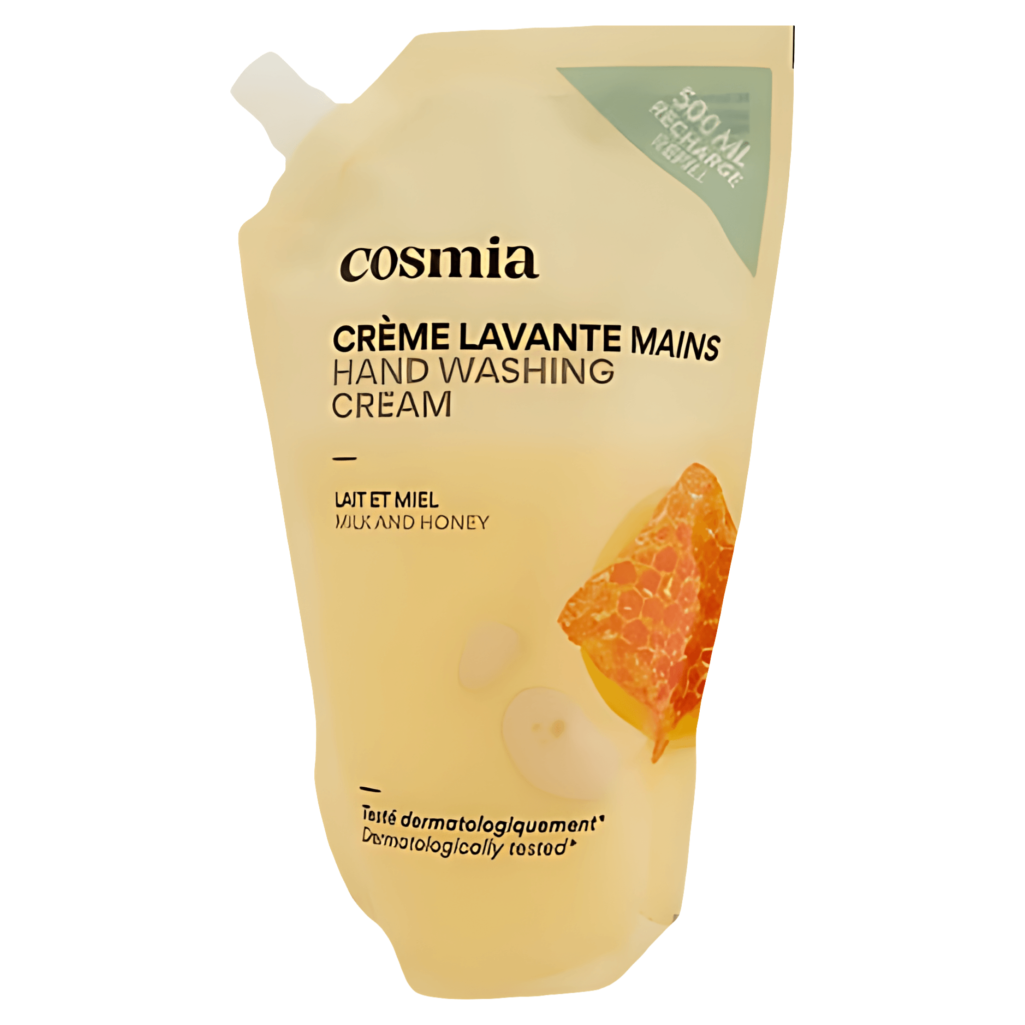 Rezerva sapun lichid cu extract de lapte si miere Cosmia, 500 ml